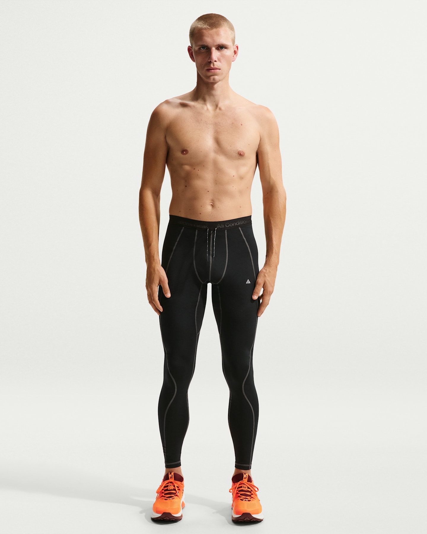 Мужские термотайтсы Nike ACG Wildsee Dri-FIT, цвет: Чёрный / Антрацитовый — фото 7