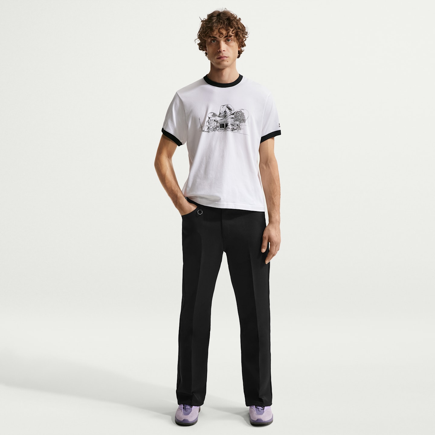 Мужские брюки для скейтбординга Nike SB, цвет: Чёрный — фото 1