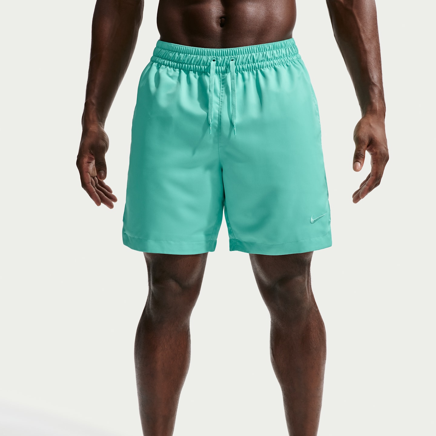 Мужские плавательные шорты Nike Swim Fadeaway Essential, 7", на полной подкладке, цвет: Выбеленный бирюзовый — фото 2