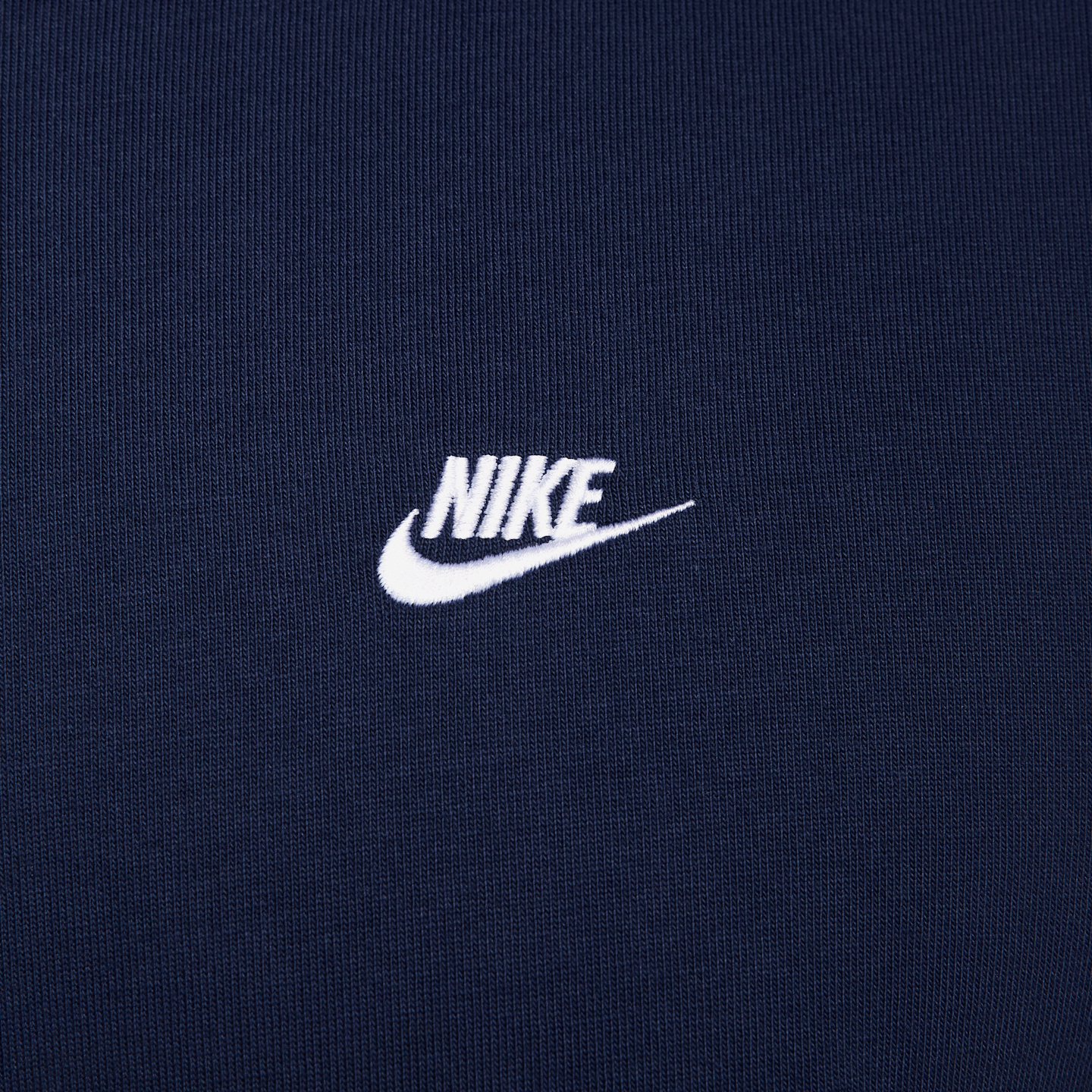 Мужская футболка-хенли с длинным рукавом Nike Club, цвет: Тёмно-синий / Белый — фото 9