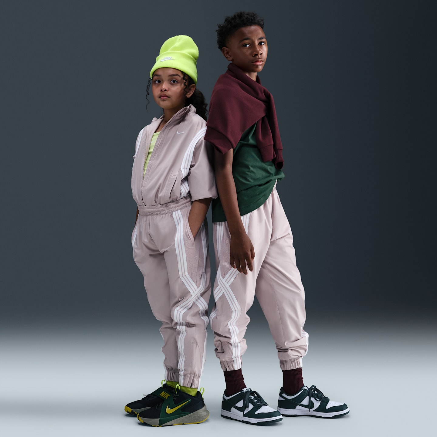 Детские баскетбольные брюки Nike Crossover Repel, цвет: Платиновый фиолетовый / Белый — фото 1