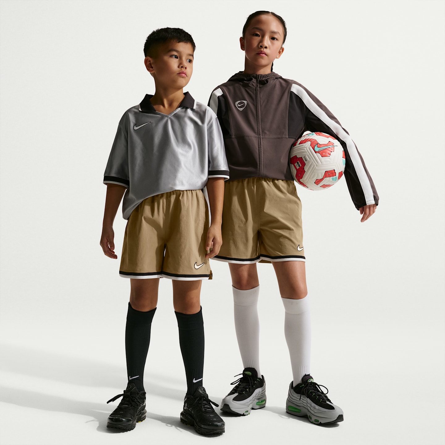 Детские футбольные шорты Nike Energy Dri-FIT, цвет: Filbert / Почти чёрный — фото 1