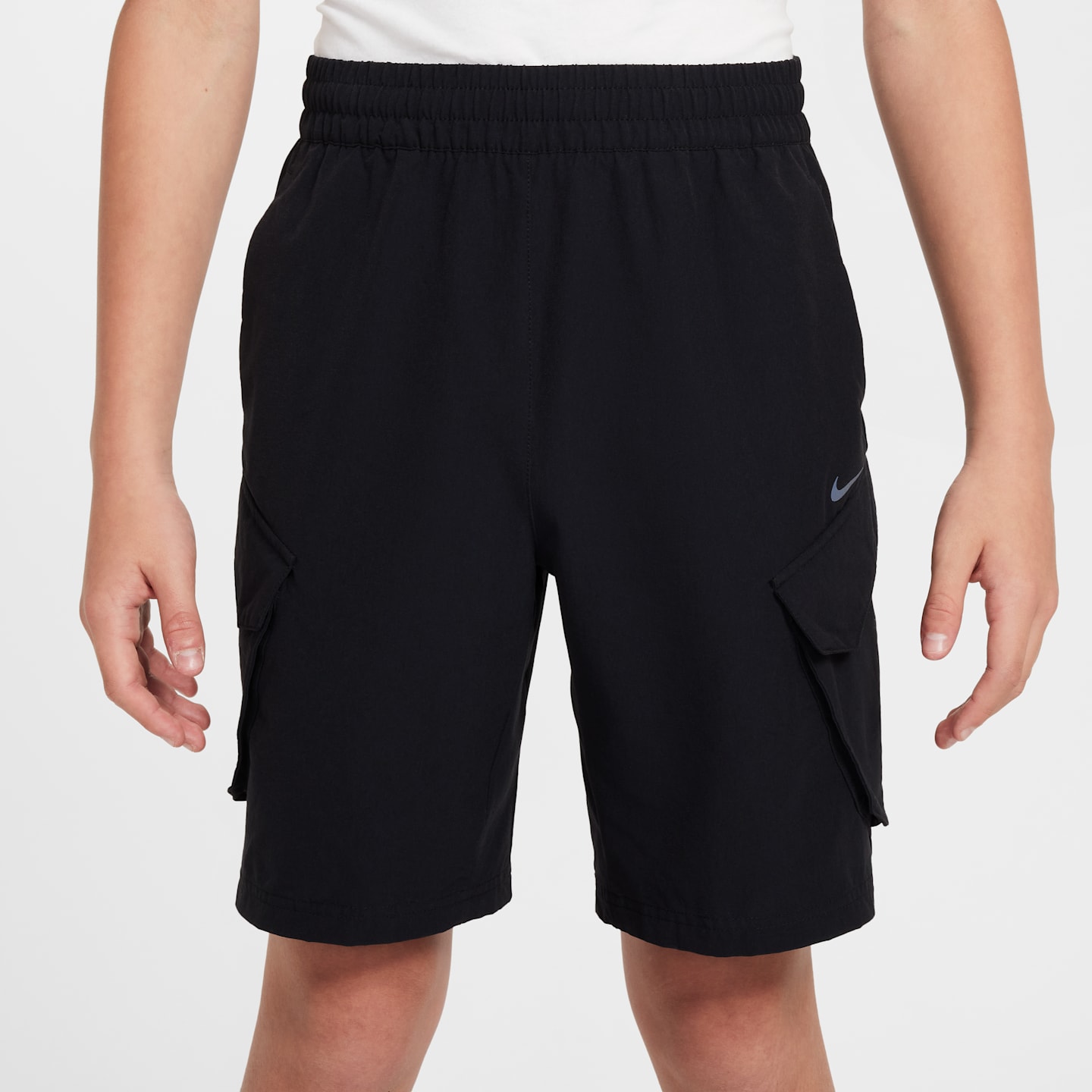 Детские шорты-карго Nike Sportswear City Utility, цвет: Чёрный — фото 3