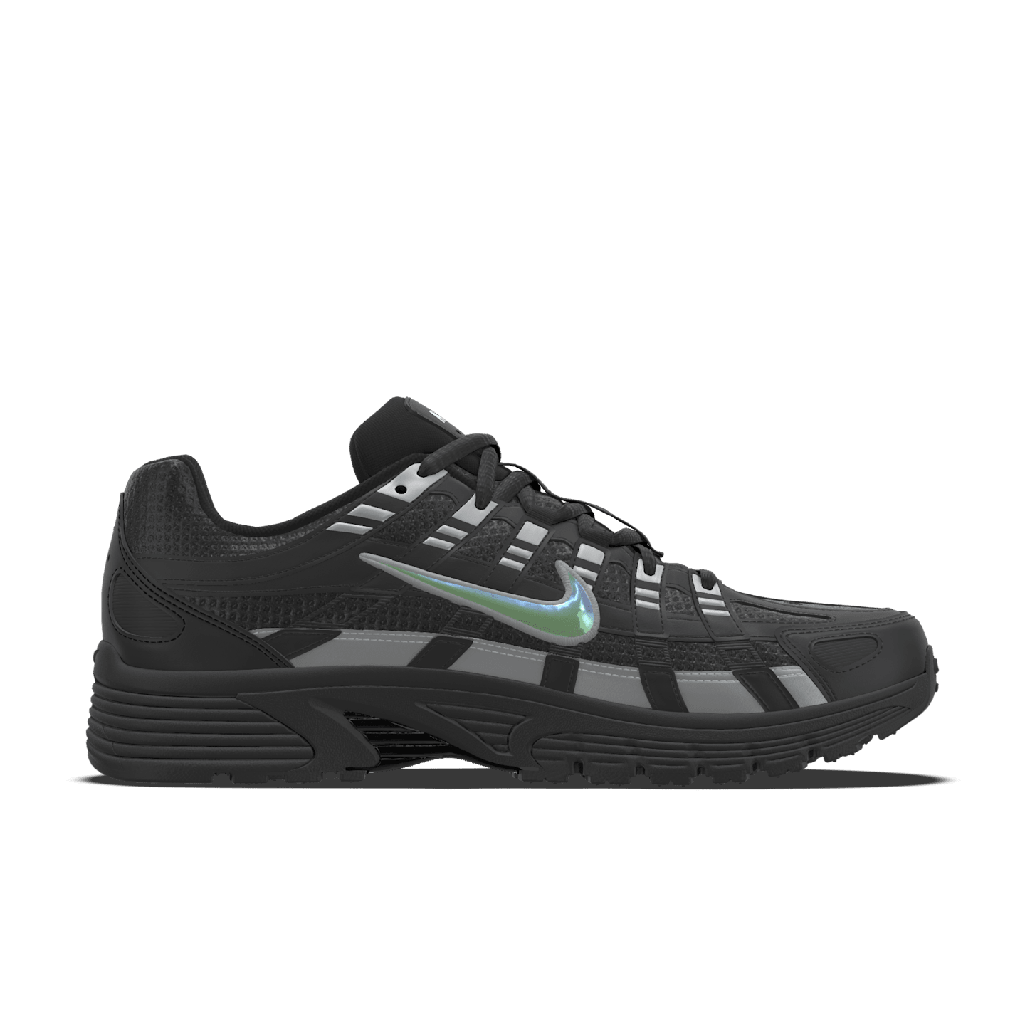 Женские кроссовки Nike P-6000 By You Custom, цвет: Разноцветный — фото 3