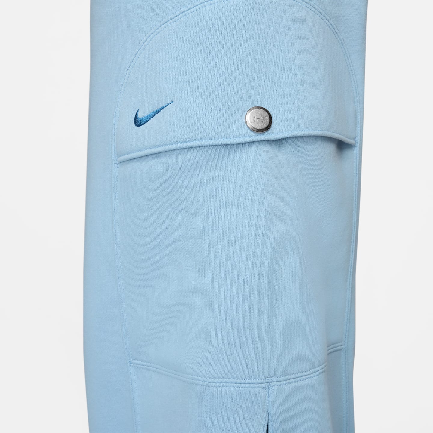 Женские брюки Nike Serena Williams Design Crew Fleece, цвет: Синий — фото 5