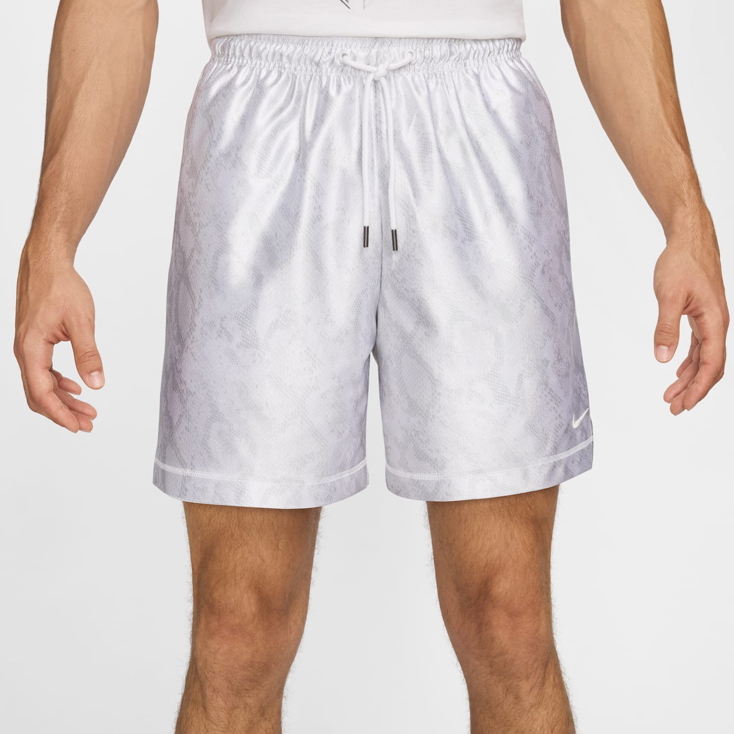 Мужские двусторонние баскетбольные шорты Nike Kobe Dri-FIT Standard Issue, цвет: Белый / Снежный белый — фото 2
