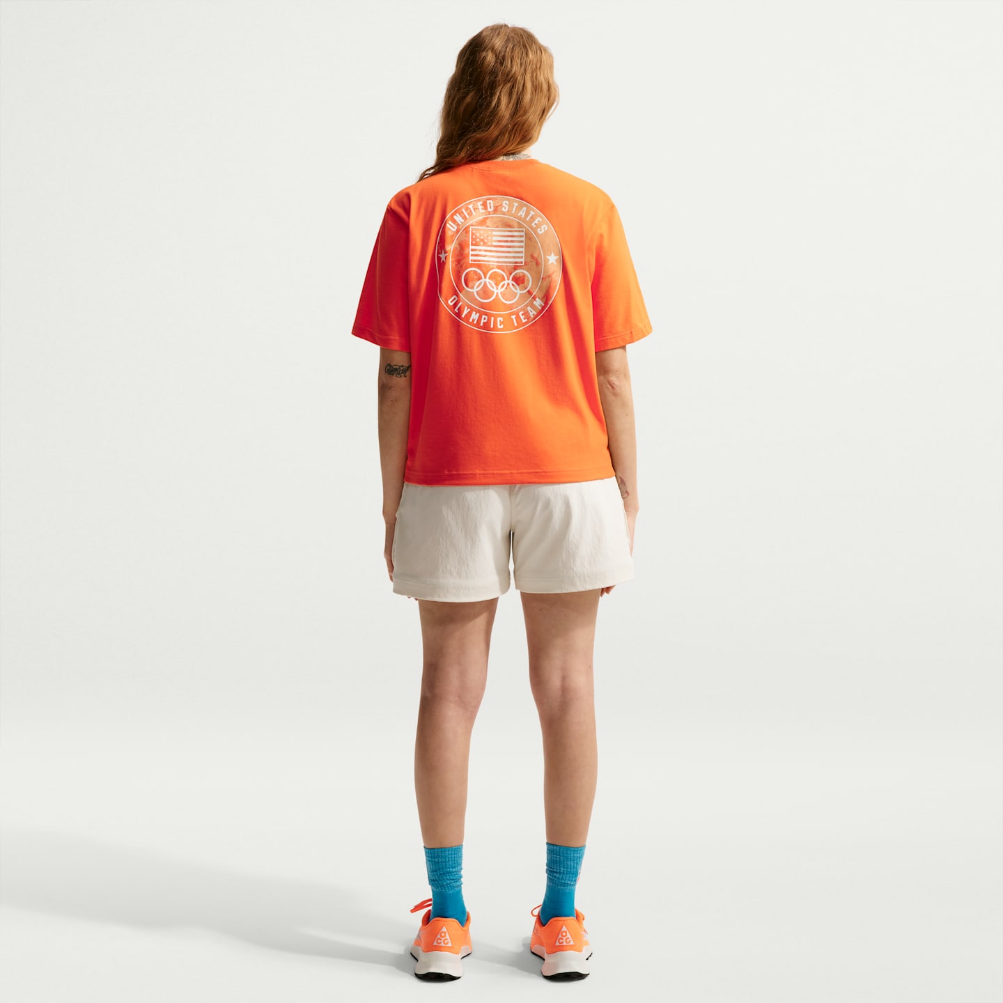 Женская футболка Nike ACG x Team USA Dri-FIT, цвет: Оранжевый — фото 5