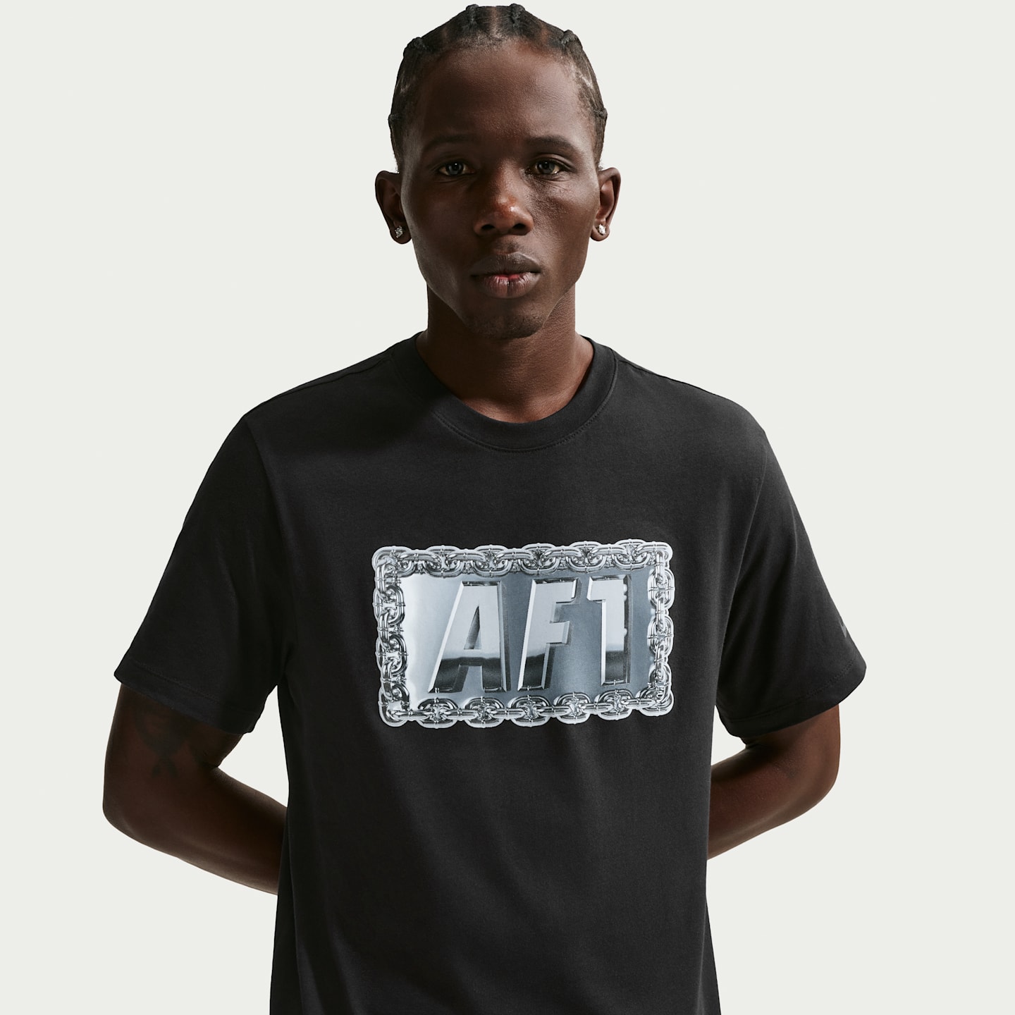 Мужская футболка Nike Sportswear, цвет: Чёрный — фото 1