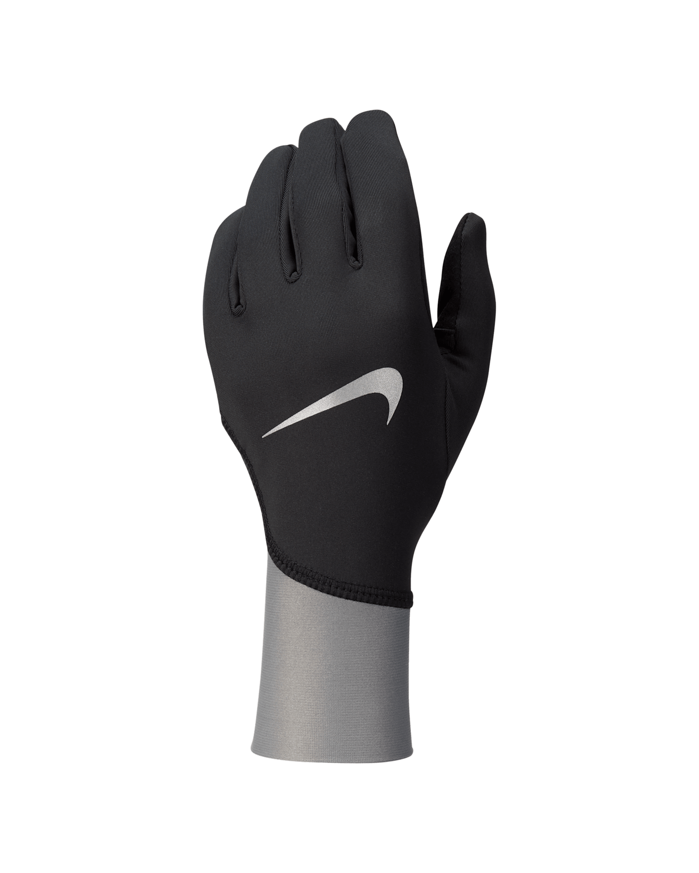 Женские беговые перчатки Nike Pacer Therma-FIT средней плотности, цвет: Чёрный — фото 5
