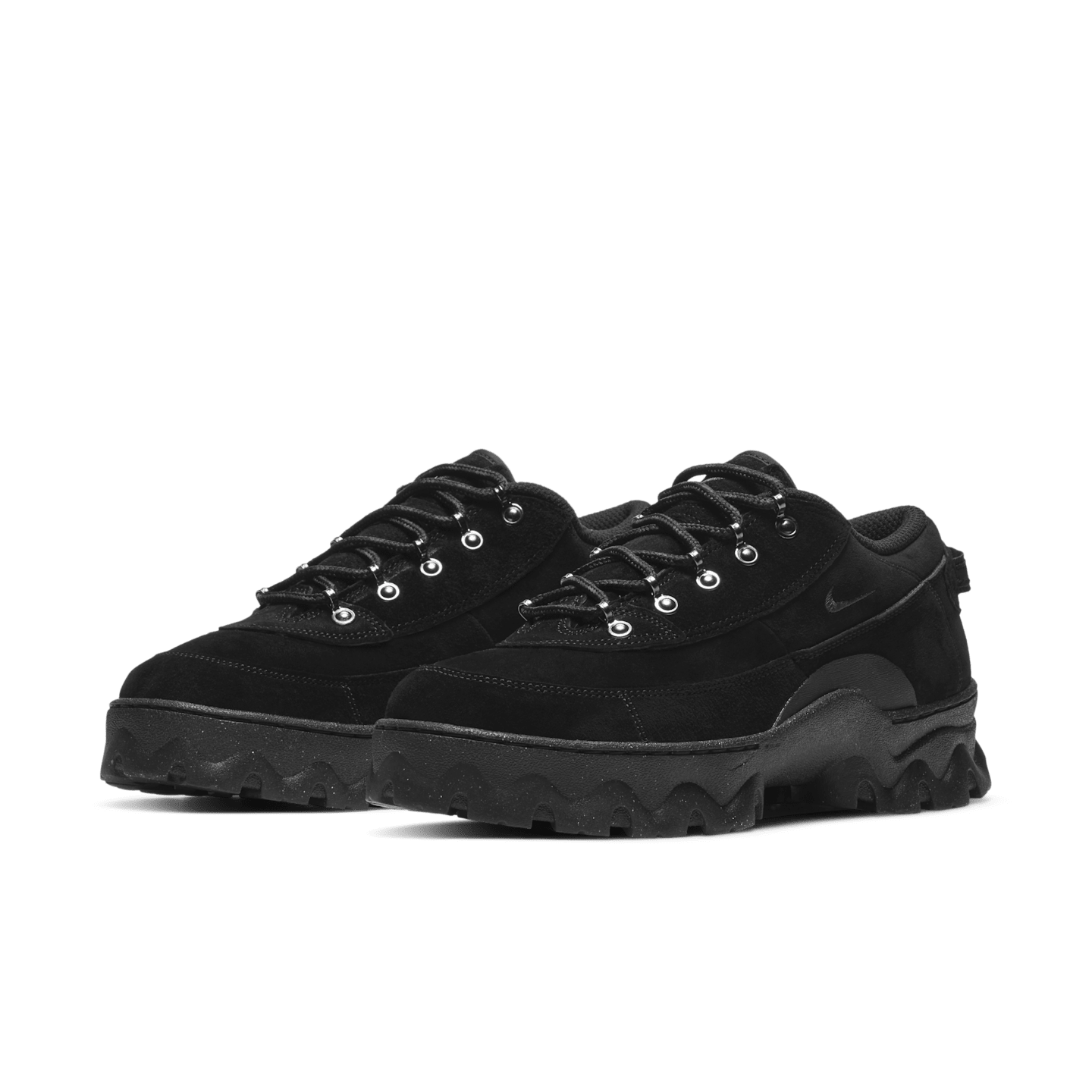 Женские кроссовки Nike Lahar Low v1, цвет: Чёрный / Оранжевый — фото 5