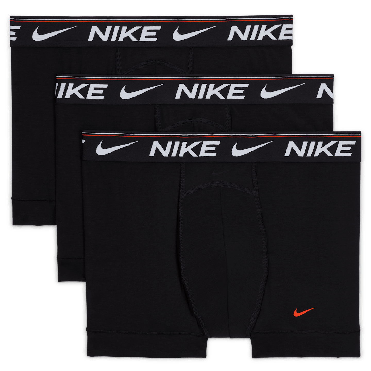 Трусы Dri-FIT Comfort для мужчин, 3 шт. — Nike, цвет: Чёрный — фото 7