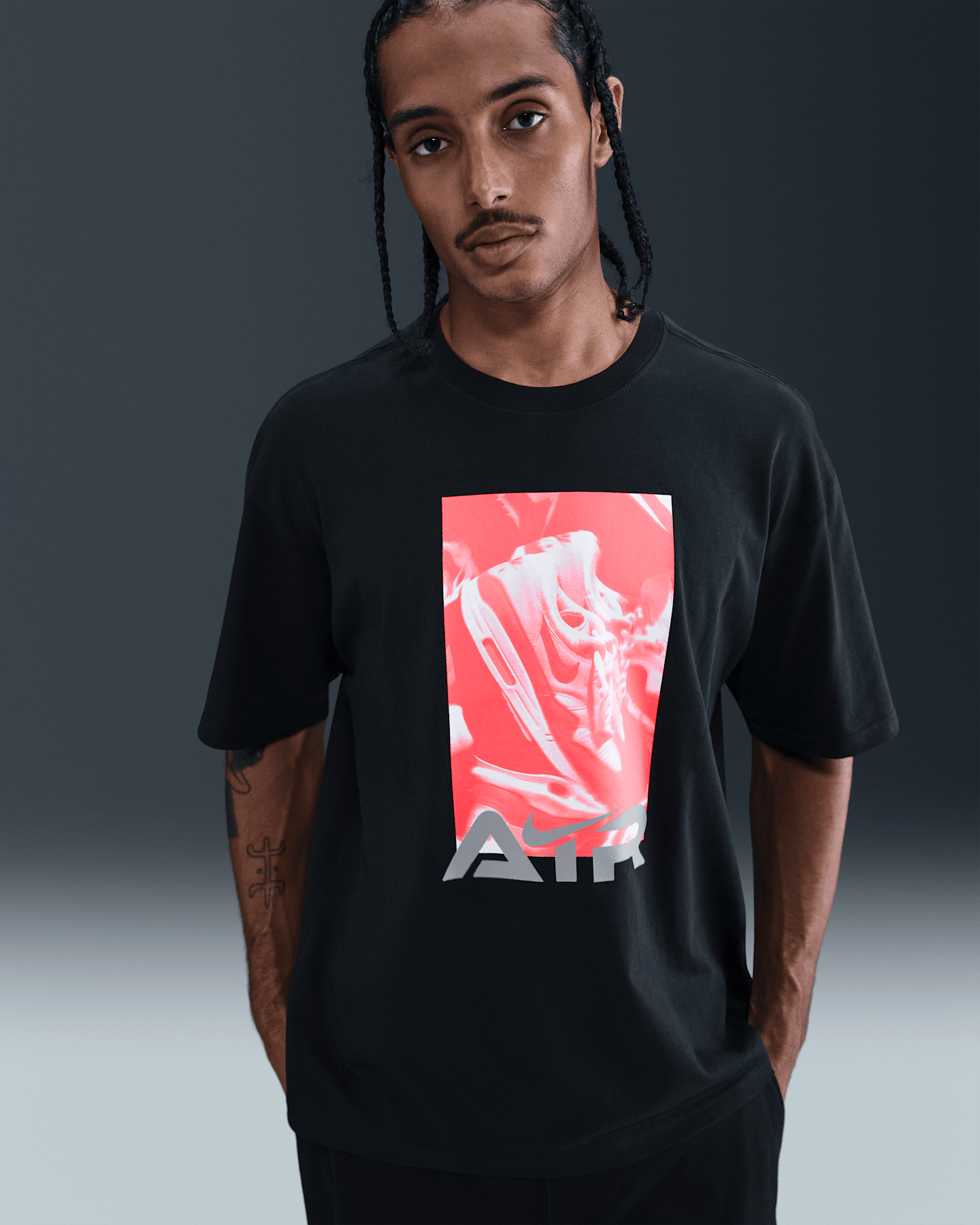 Мужская футболка Nike Sportswear, цвет: Чёрный — фото 6