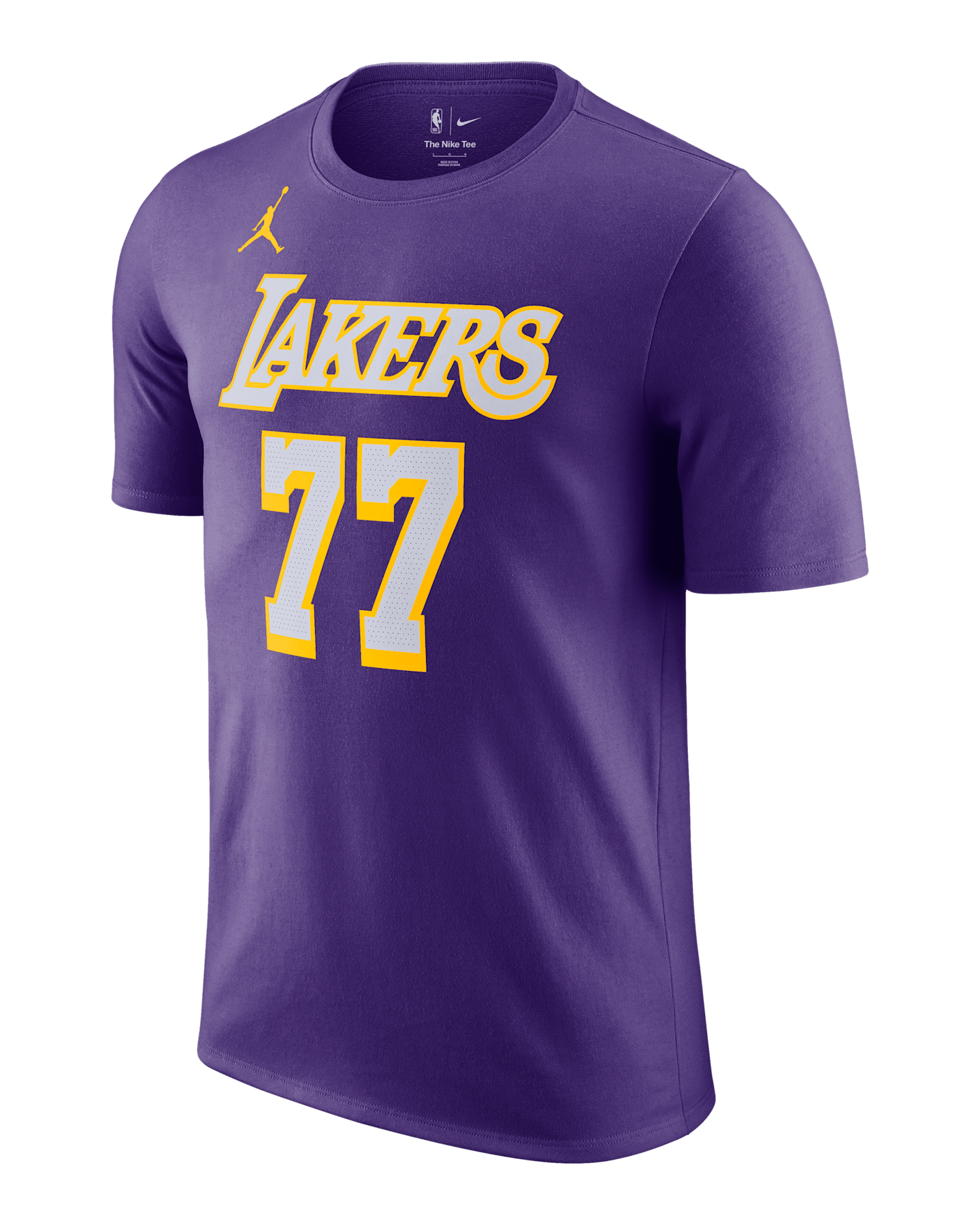 Мужская футболка Nike Los Angeles Lakers Essentials NBA Statement, цвет: Фиолетовый — фото 3