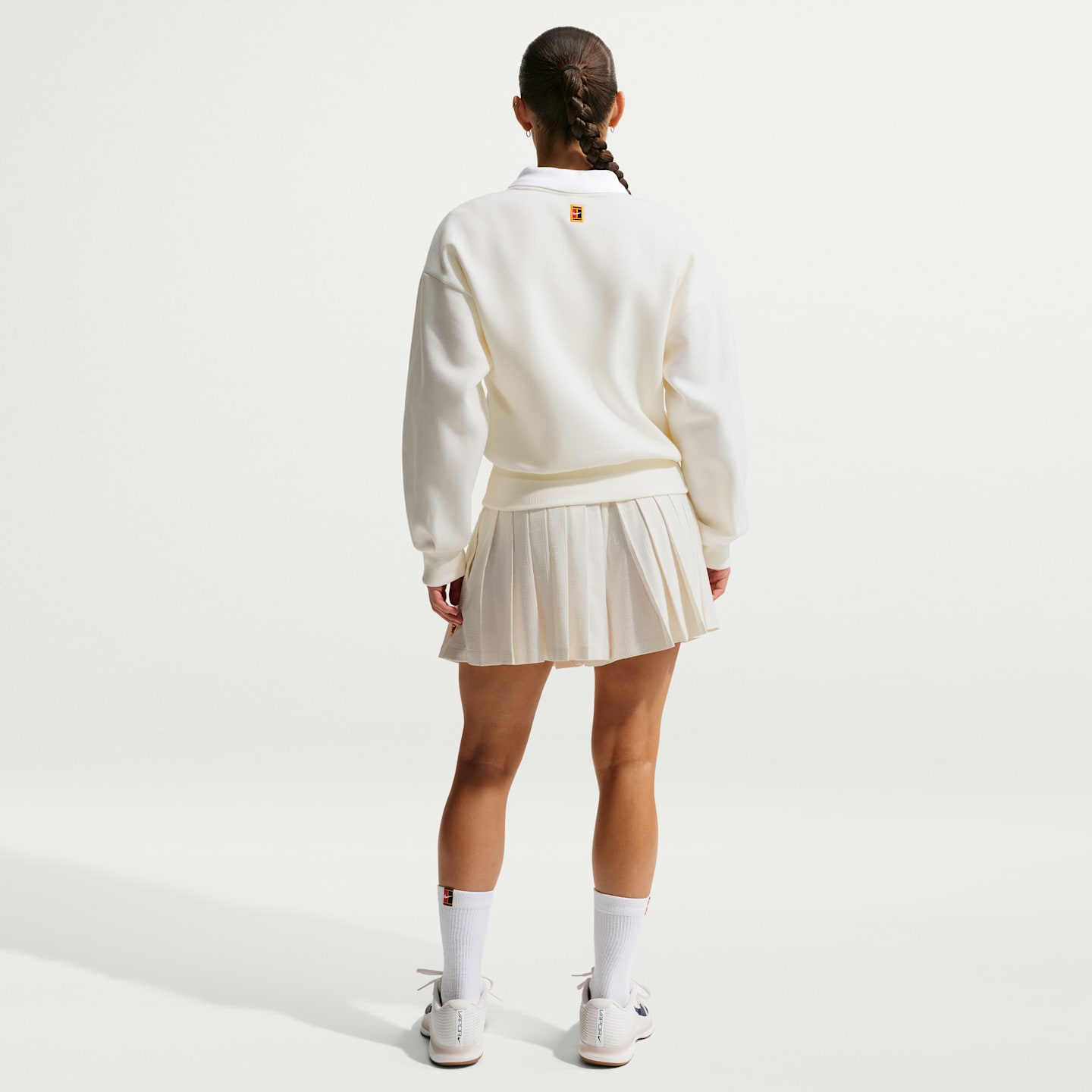 Женские шорты Nike NikeCourt Court Collection Dri-FIT High-Waisted Tennis Shorts, цвет: Молочный — фото 5