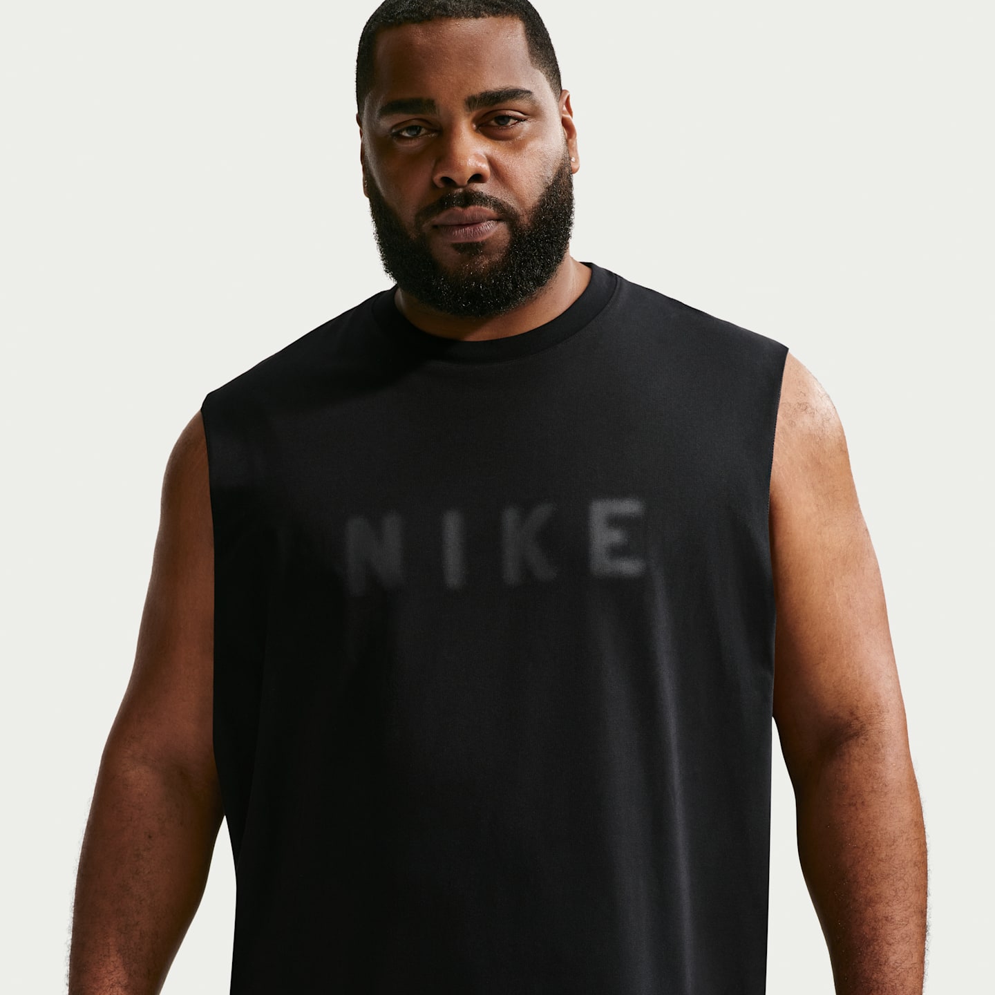 Мужская тренировочная майка Nike N.A.C. Dri-FIT, цвет: Чёрный — фото 6