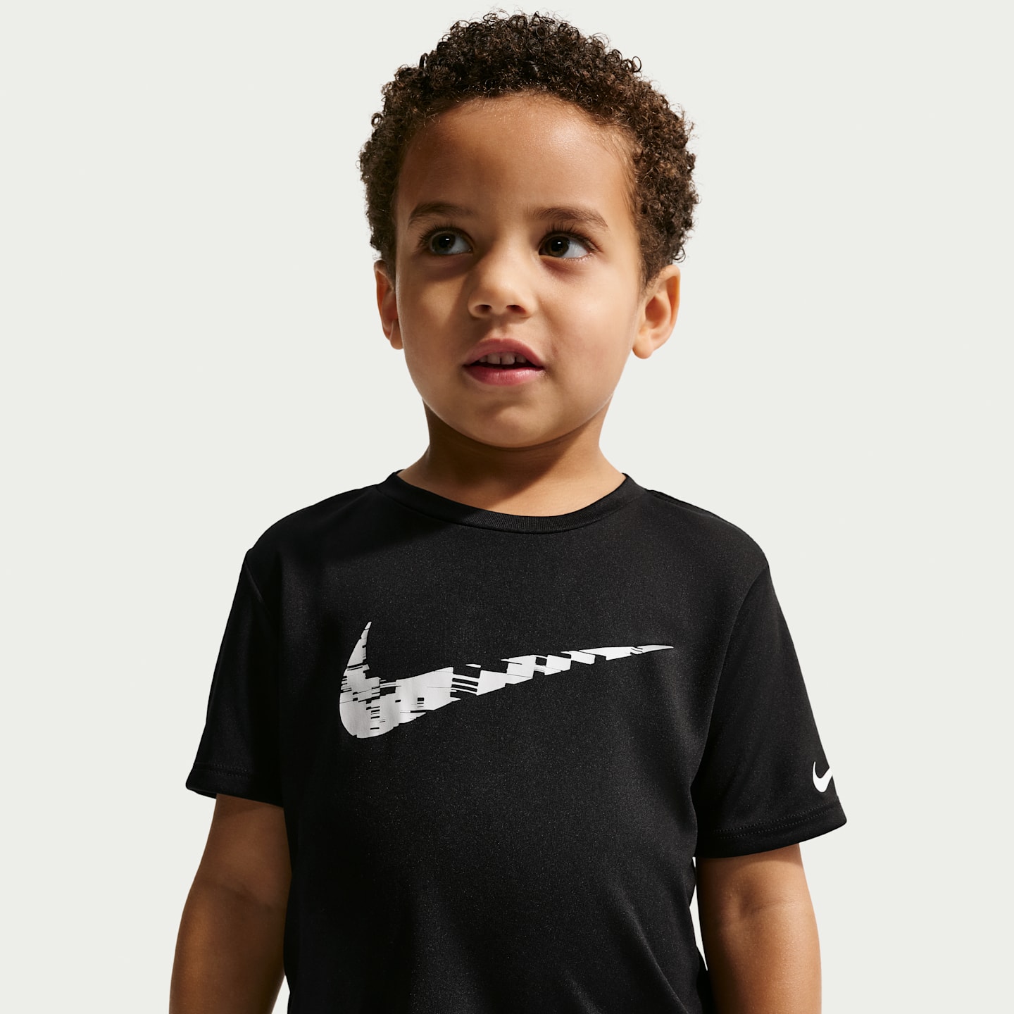 Детская футболка Nike Dri-FIT Trophy Jersey, цвет: Чёрный — фото 1