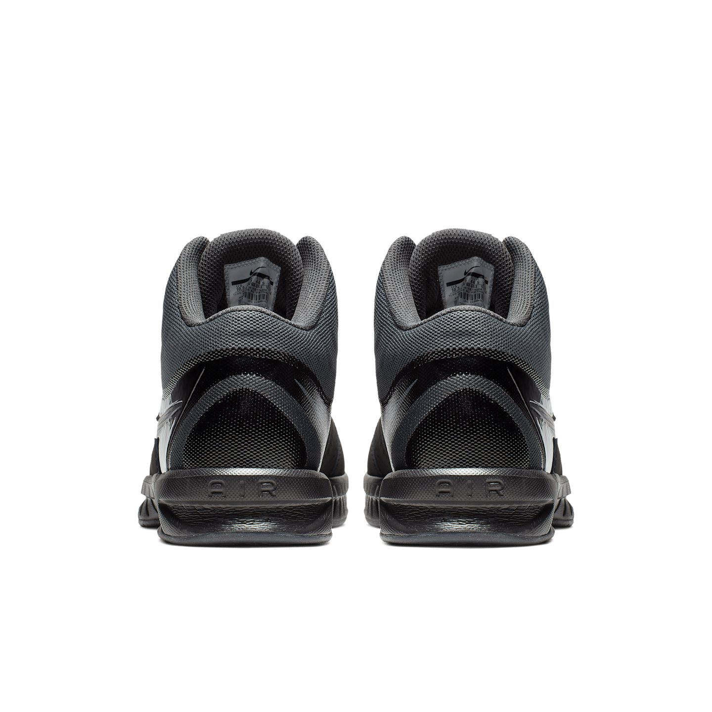 Мужские кроссовки Nike Air Visi Pro VI Nubuck Basketball, цвет: Чёрный / Антрацитовый — фото 6