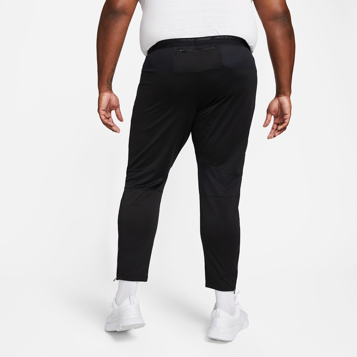 Мужские трикотажные беговые брюки Nike Phenom Dri-FIT, цвет: Чёрный — фото 9