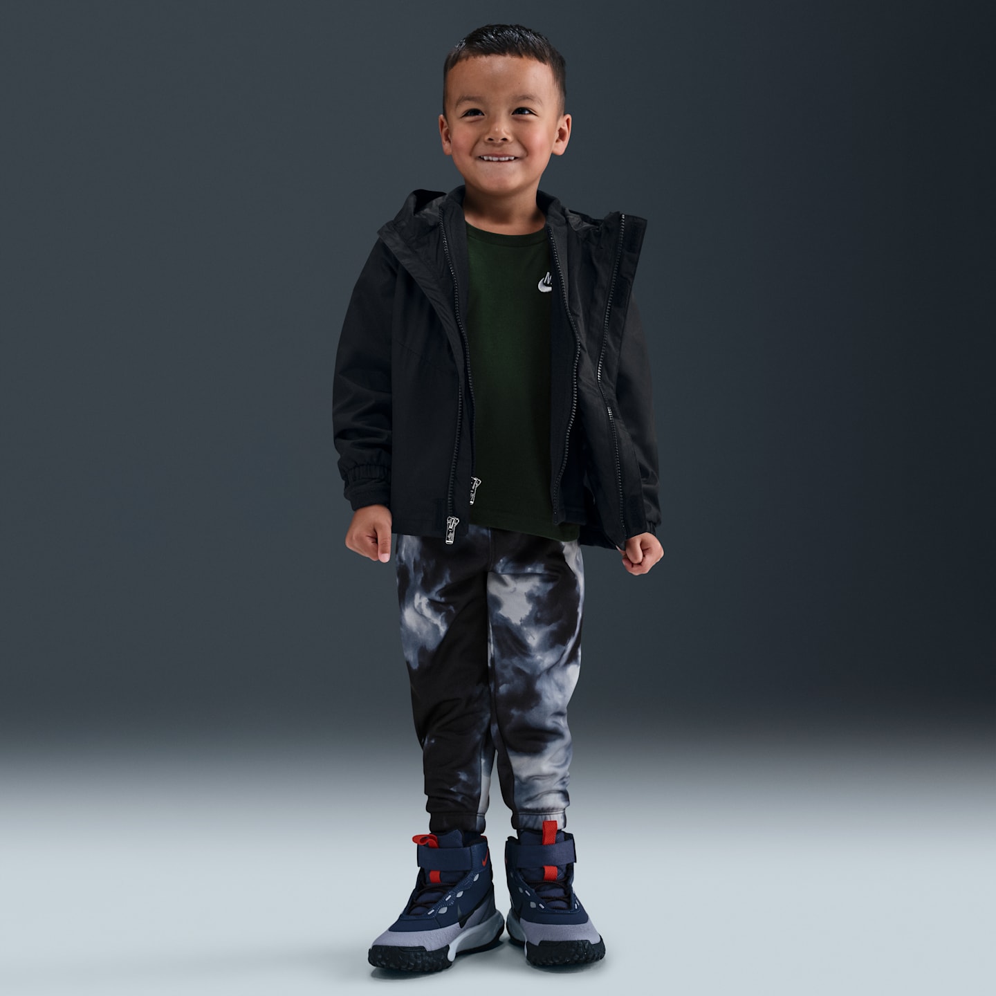 Детская куртка Nike System, цвет: Чёрный — фото 4