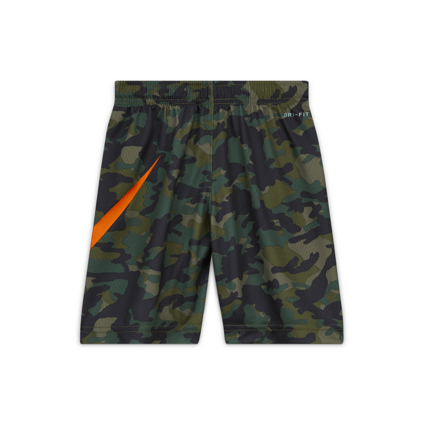 Детские шорты Nike Dri-FIT с принтом, цвет: Средний оливковый — фото 2