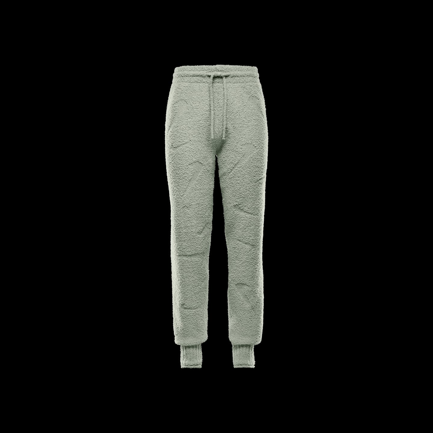 Женские брюки Nike Sportswear Phoenix Cozy Bouclé High-Waisted Oversized Knit, цвет: Нефритовый — фото 6