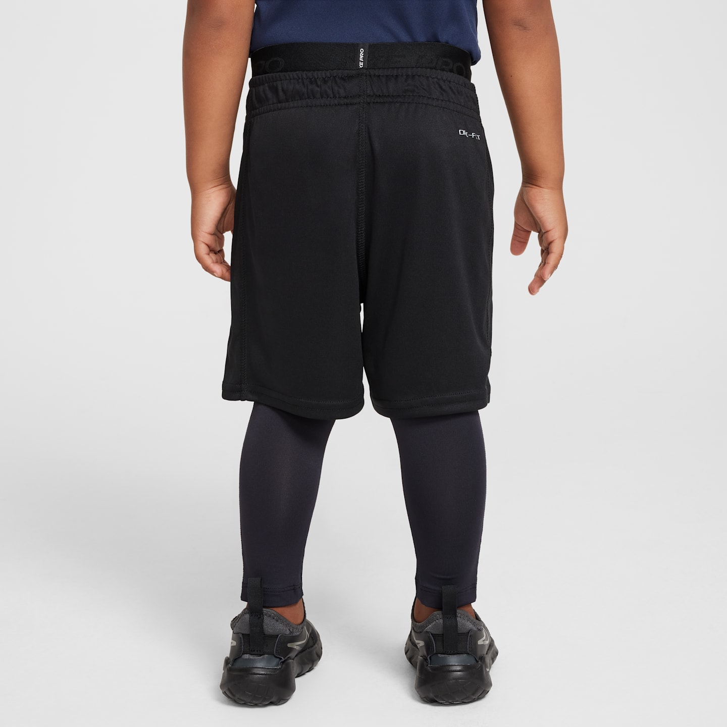 Детские тайтсы Nike Pro Dri-FIT, цвет: Чёрный — фото 2