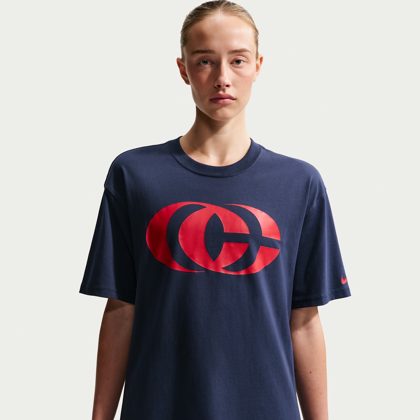 Баскетбольная футболка Nike Caitlin Clark, цвет: Тёмно-синий / Красный — фото 2