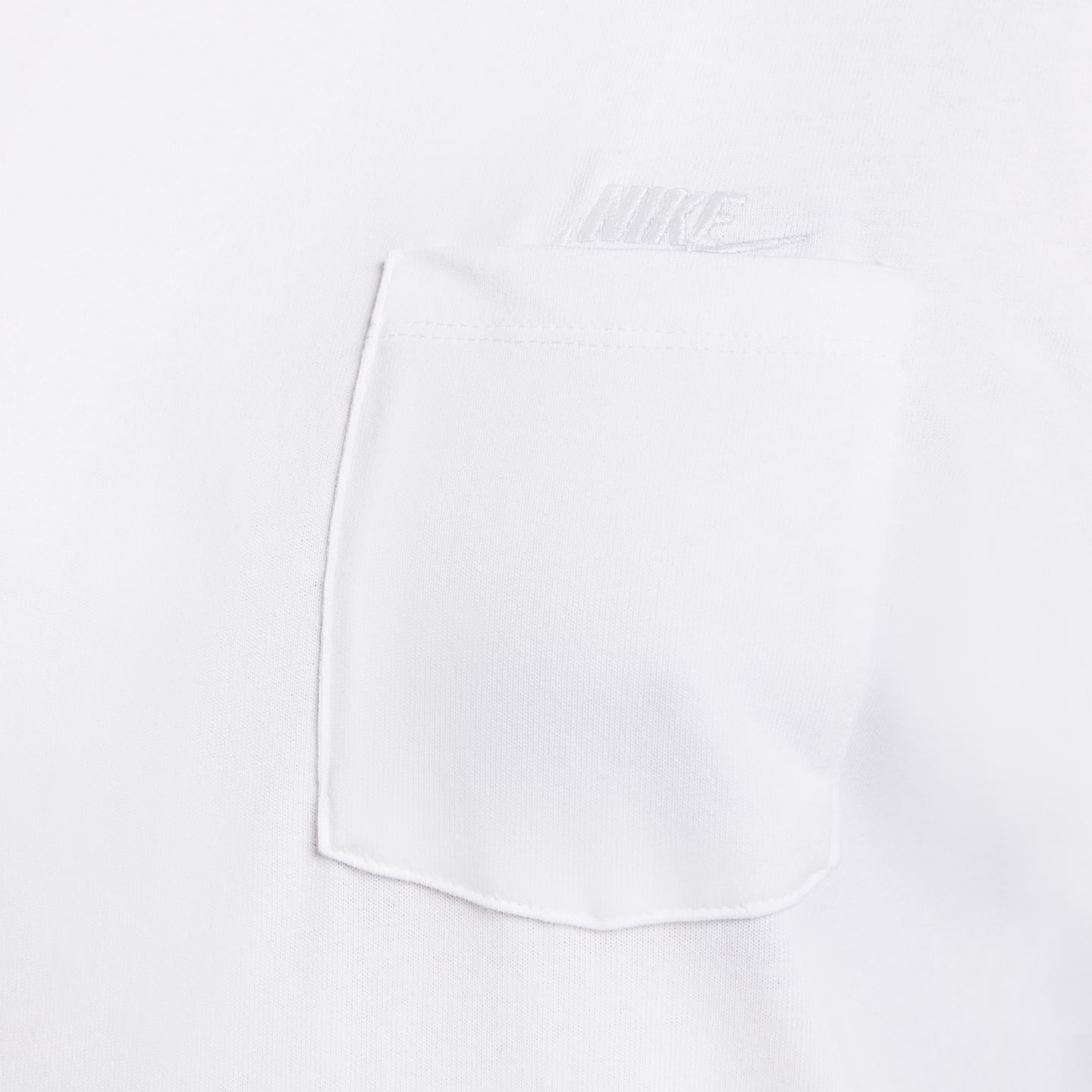 Мужская футболка Nike Sportswear Premium Essentials с длинным рукавом и карманом, цвет: Белый — фото 11