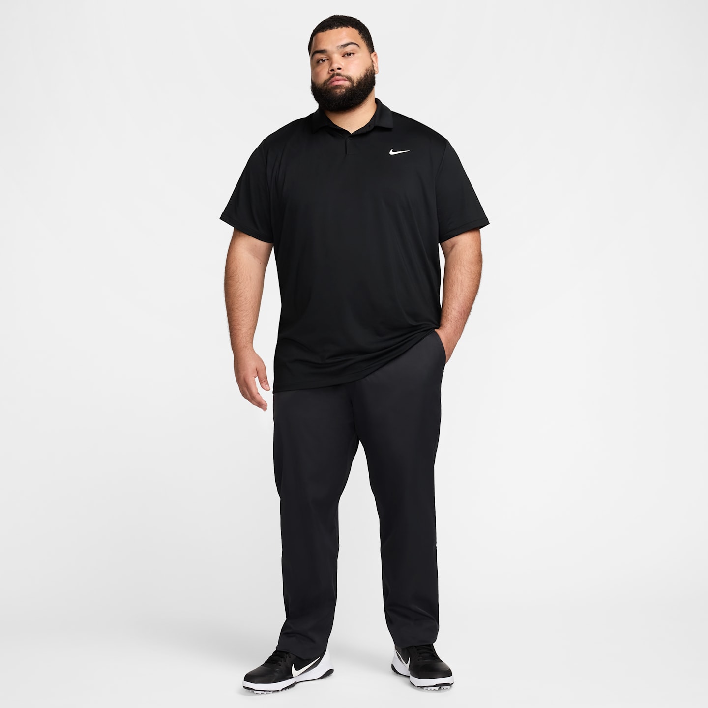Мужские брюки-чинос для гольфа Nike Tour Repel, цвет: Чёрный — фото 12