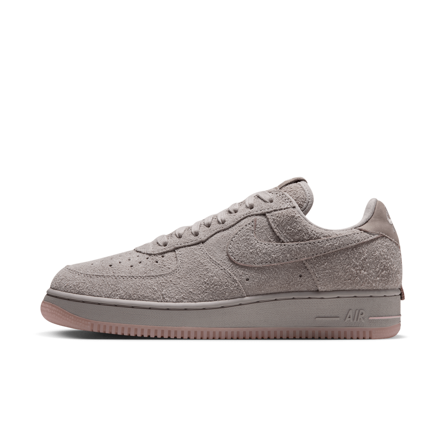 Мужские кроссовки Nike Air Force 1 '01 Shoes, цвет: Серый / Розовый — фото 14
