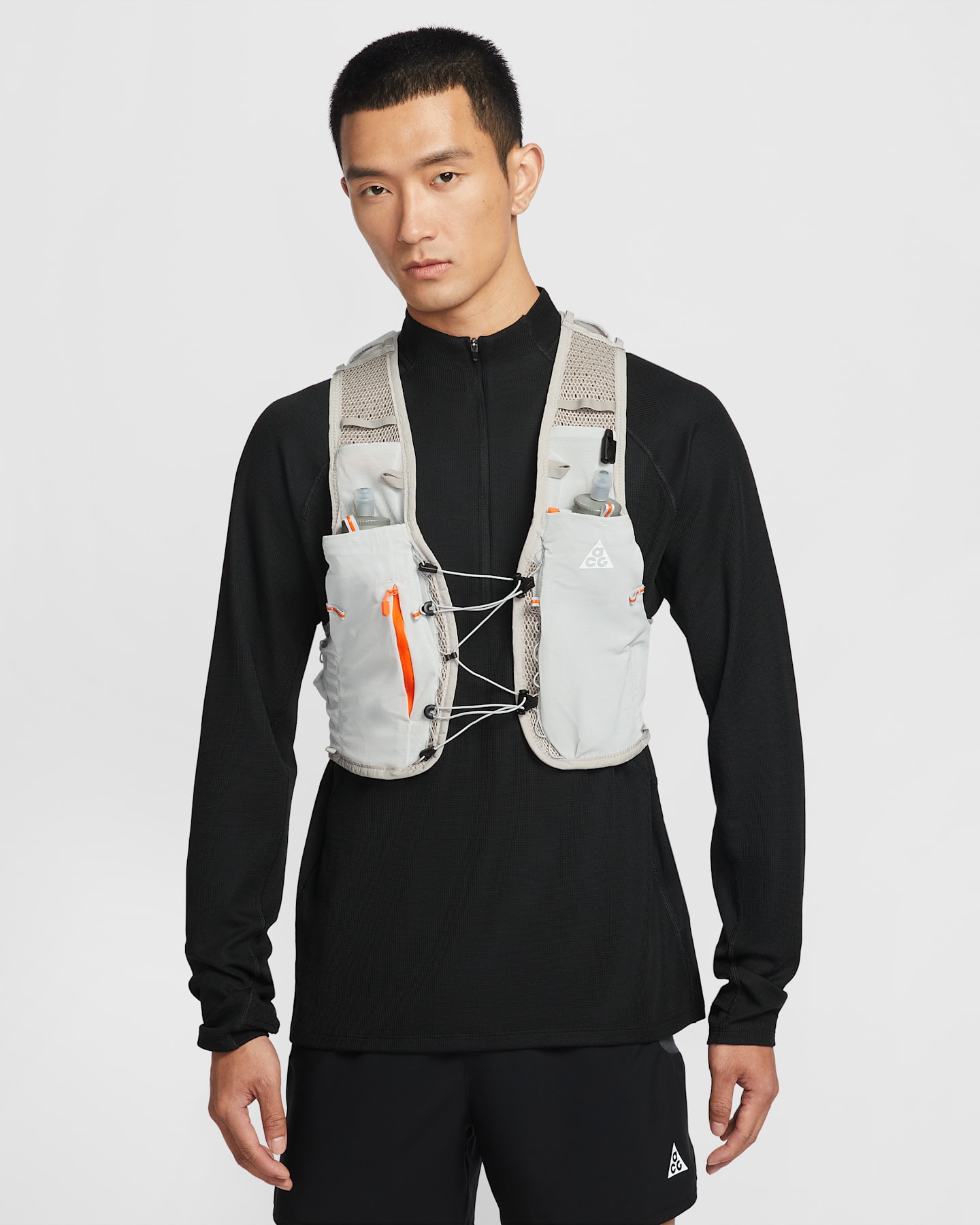 Жилет Nike ACG Goat Pack, 5 л, цвет: Серый туманный / Оранжевый — фото 12