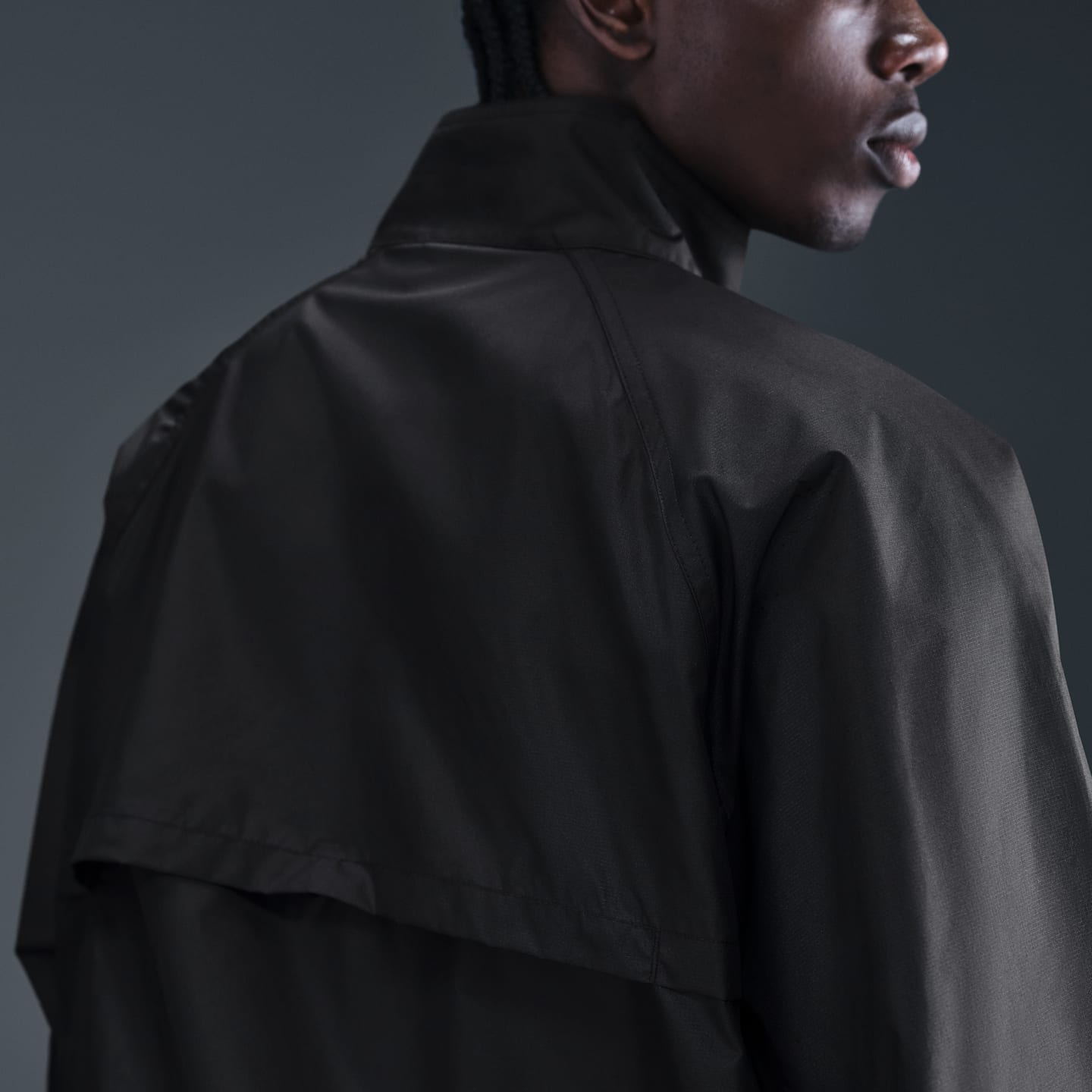 Мужская куртка на молнии Nike Sportswear Club Roscoe, цвет: Чёрный / Белый — фото 2