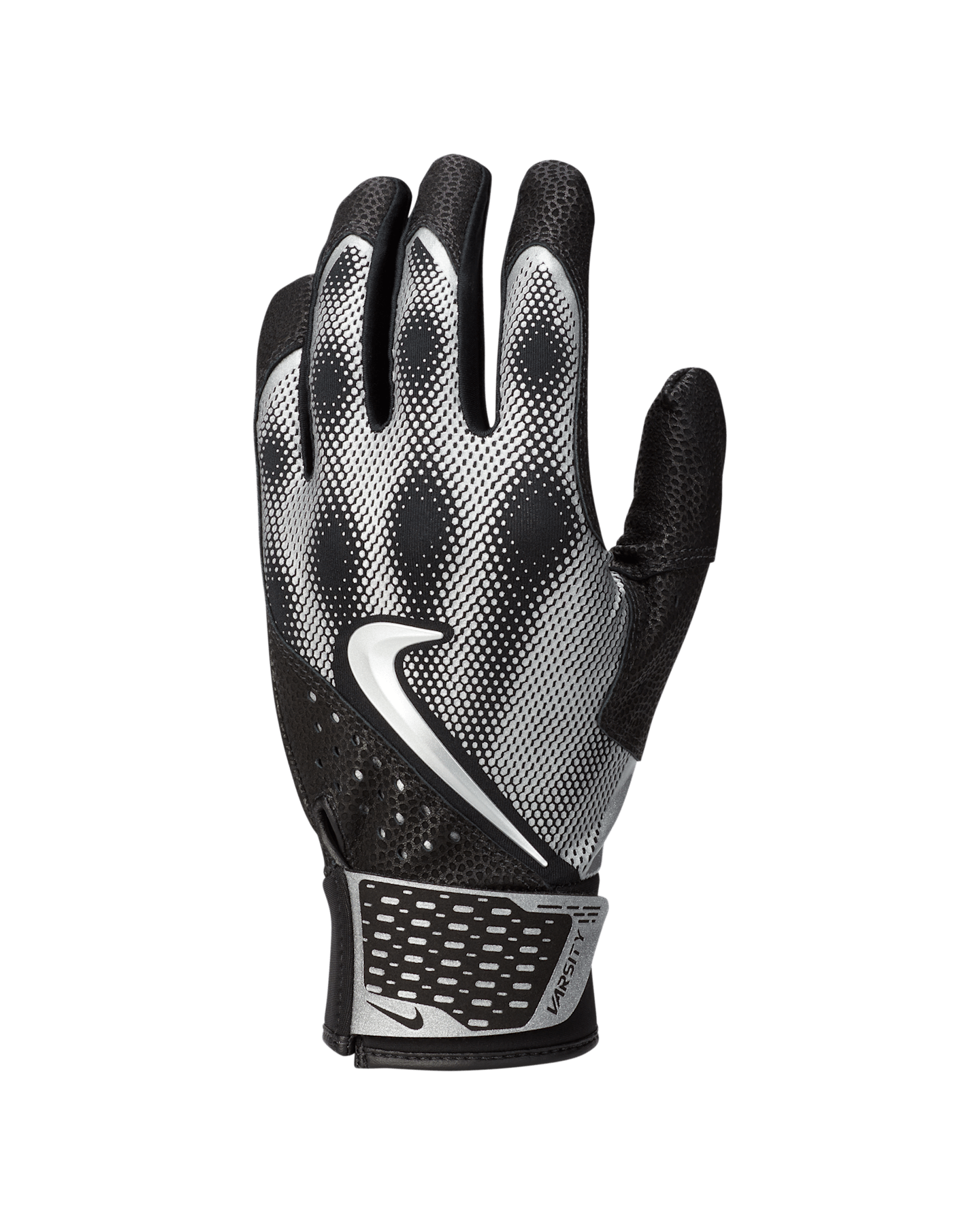 Перчатки для отбивания Nike Alpha Varsity, 1 пара, цвет: Чёрный — фото 3