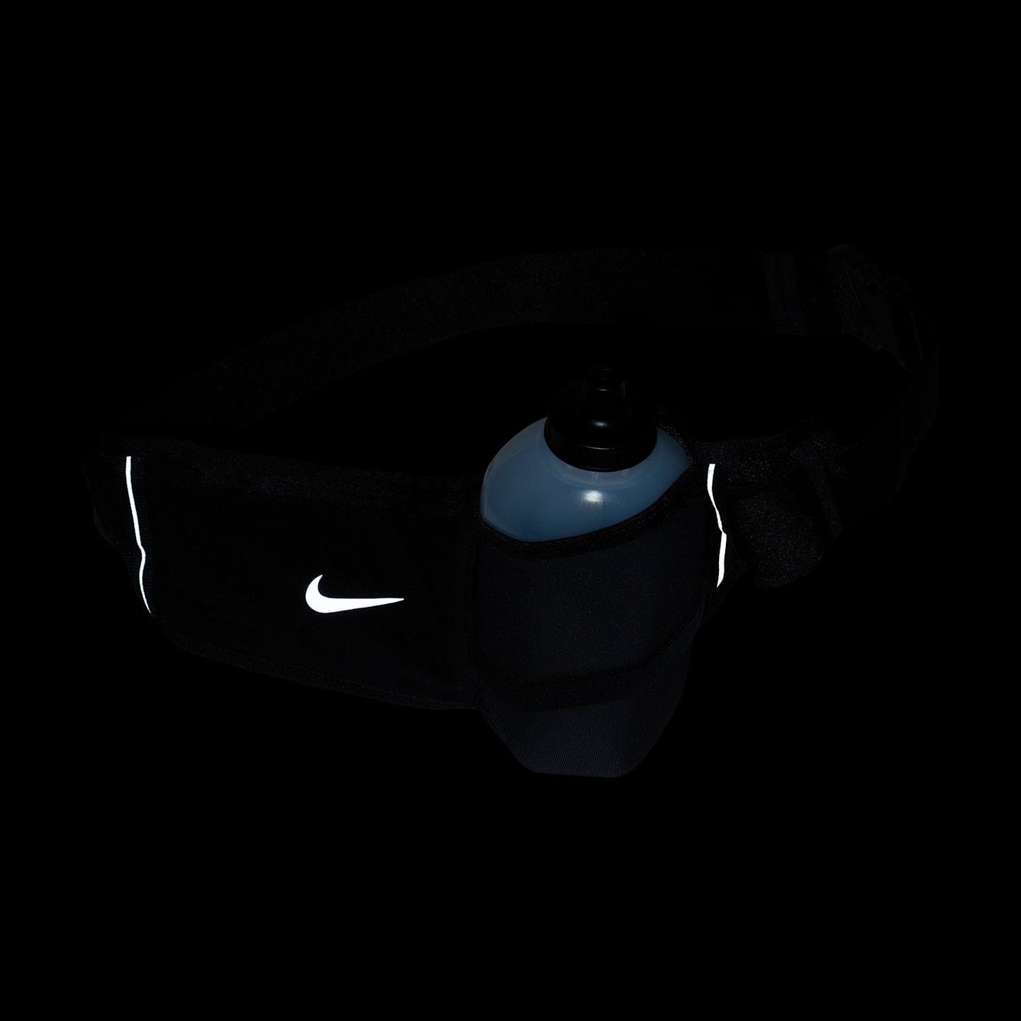 Беговой гидратационный пояс Nike Flex Stride, 22 oz, цвет: Чёрный — фото 2