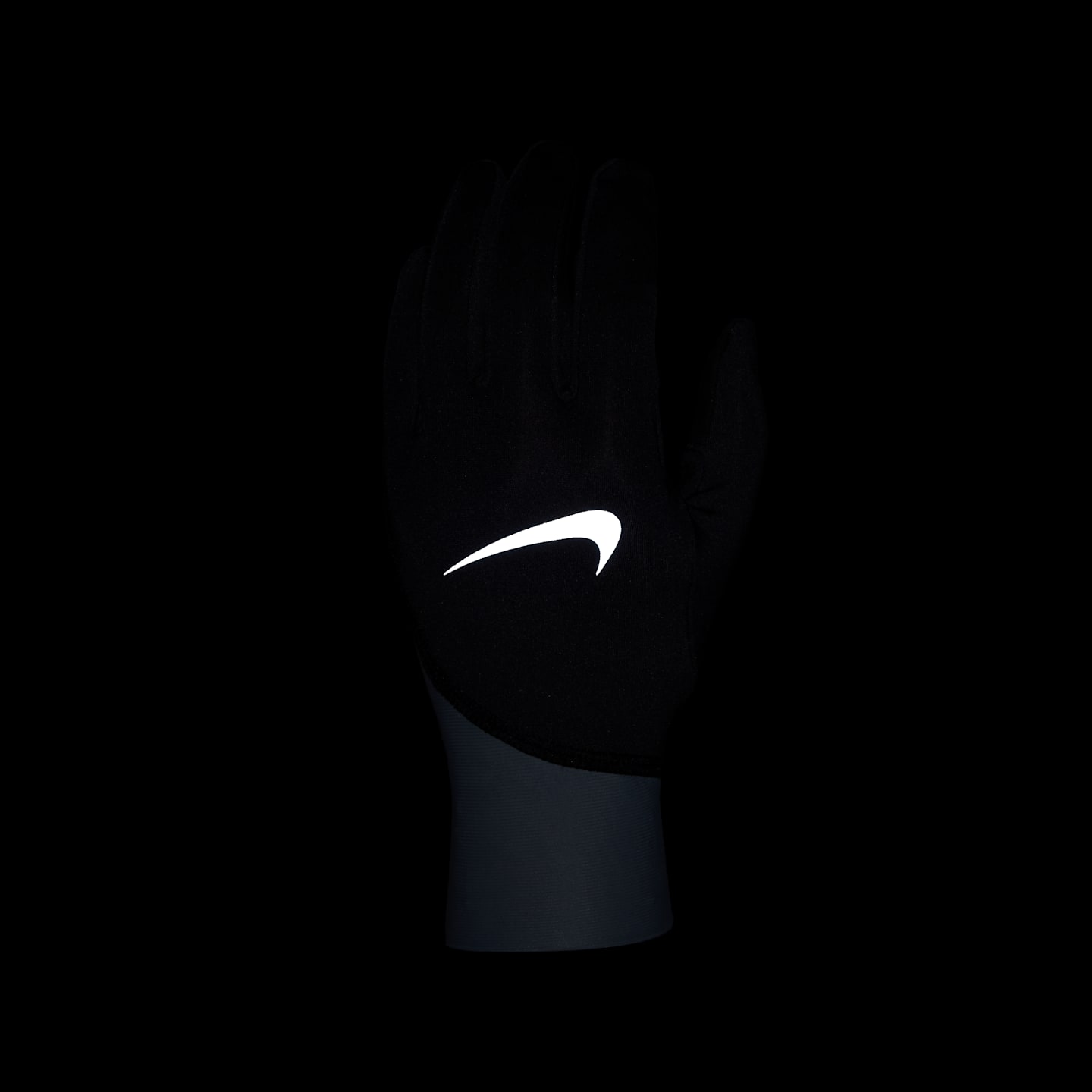 Мужские беговые перчатки Nike Pacer Therma-FIT средней плотности, цвет: Чёрный — фото 3