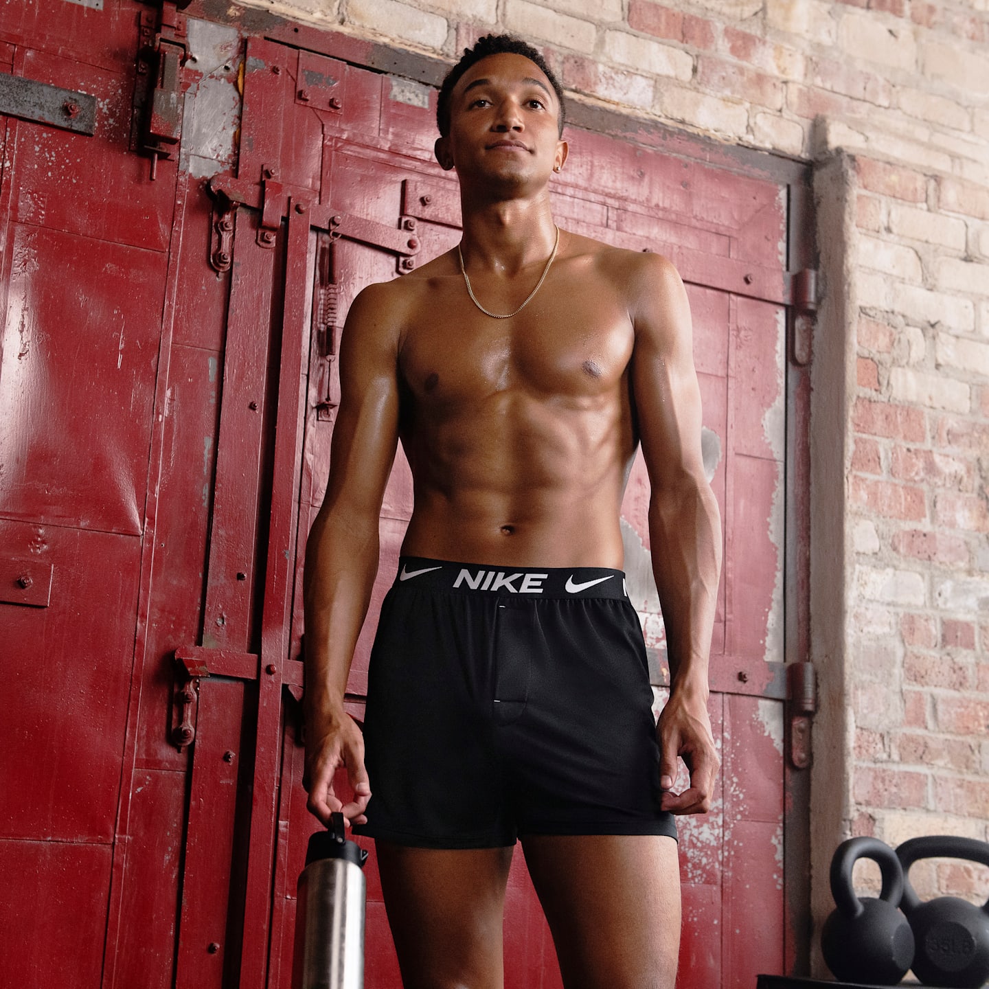Трусы-боксеры Essential Micro Dri-FIT для мужчин, 3 шт. — Nike, цвет: Чёрный — фото 7
