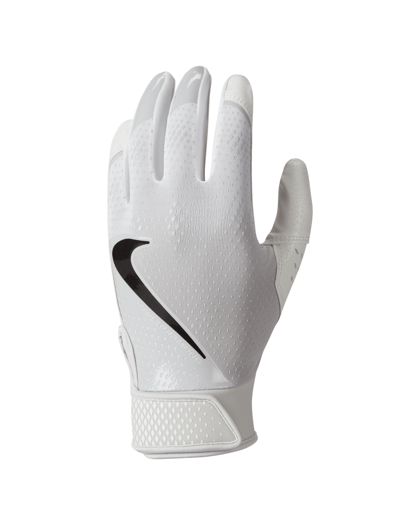 Женские перчатки Nike Hyperdiamond Baseball, цвет: Белый / Чёрный — фото 3