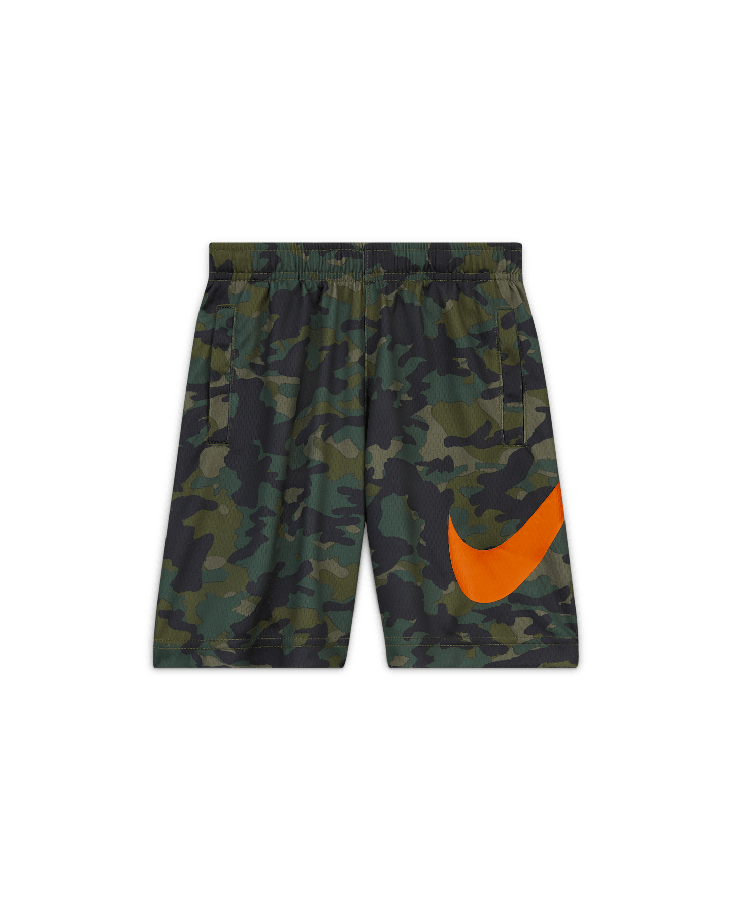 Детские шорты Nike Dri-FIT с принтом, цвет: Средний оливковый — фото 3