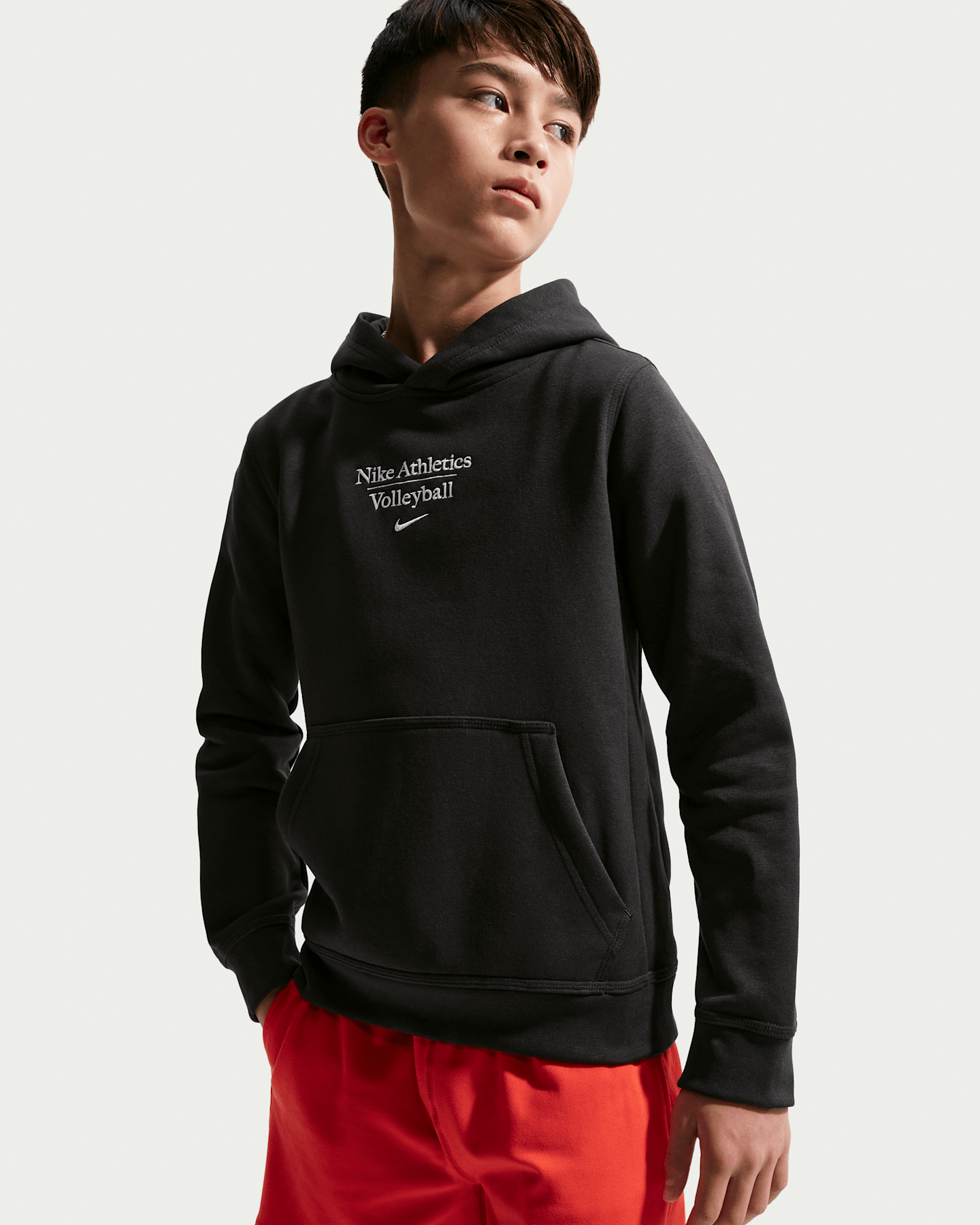 Детское худи Nike для волейбола, цвет: Чёрный — фото 6