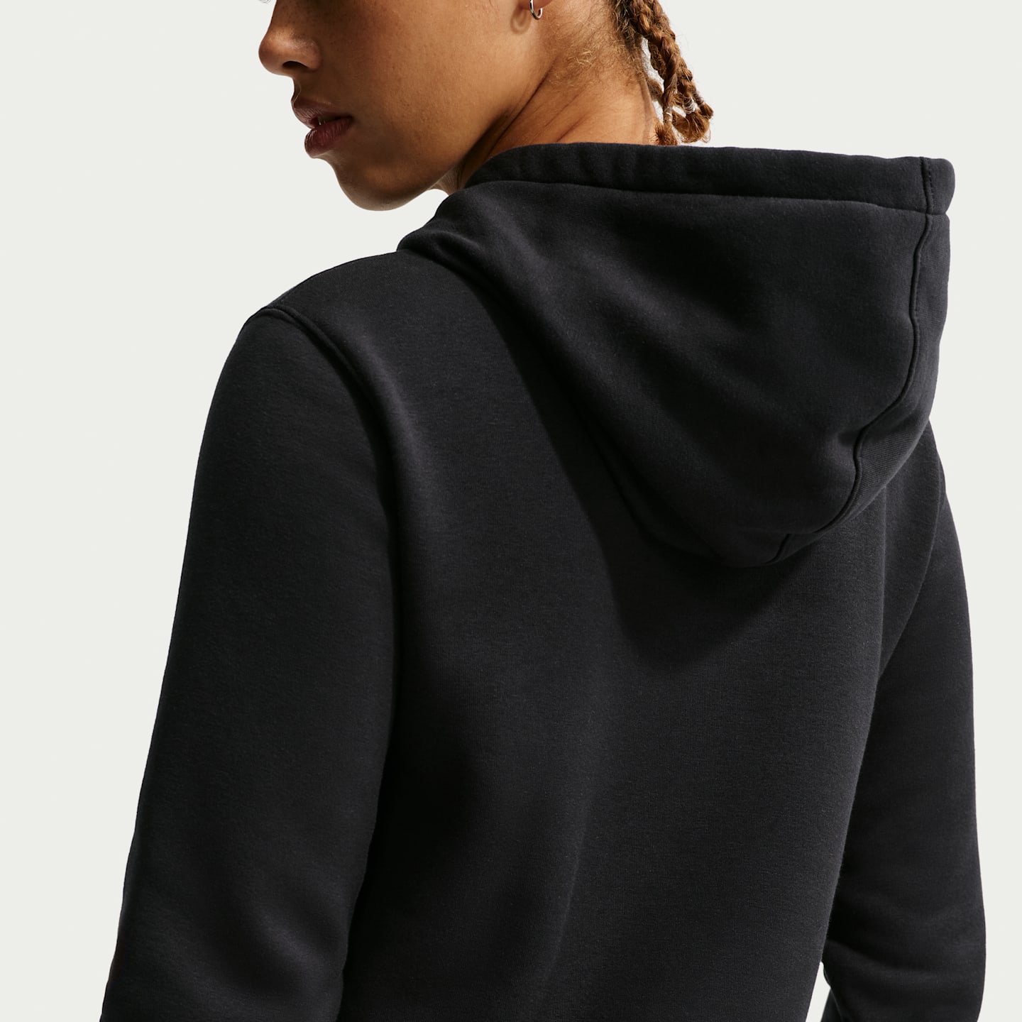 Женское худи Nike для тяжёлой атлетики, цвет: Чёрный — фото 2