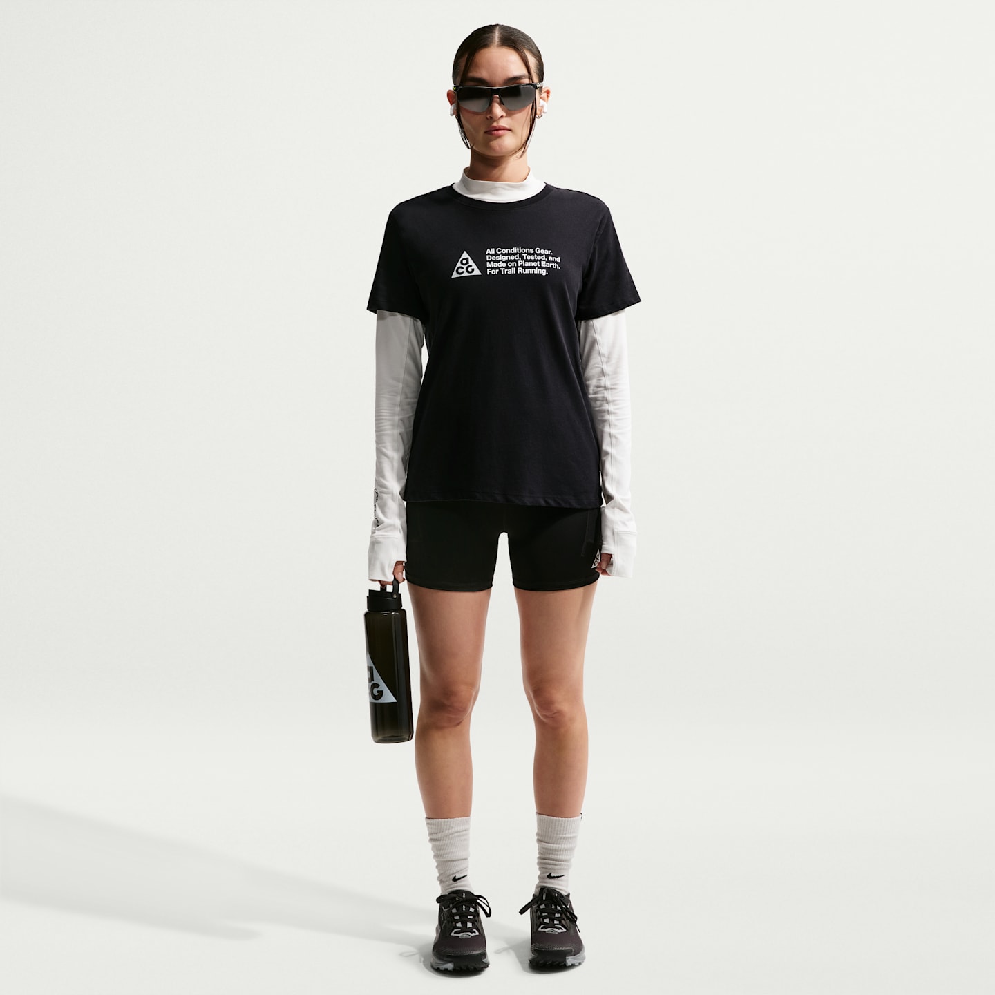 Женская футболка для трейлраннинга Nike ACG Dri-FIT, цвет: Чёрный — фото 4