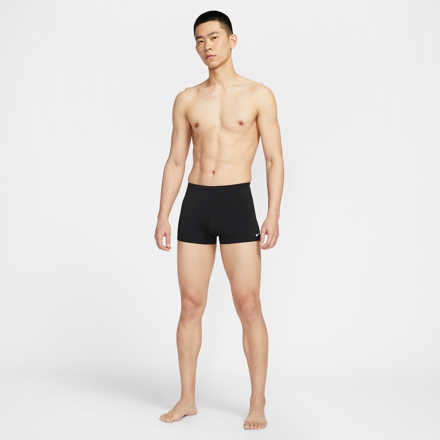 Плавки Leg для мужчин — Nike, цвет: Чёрный — фото 7