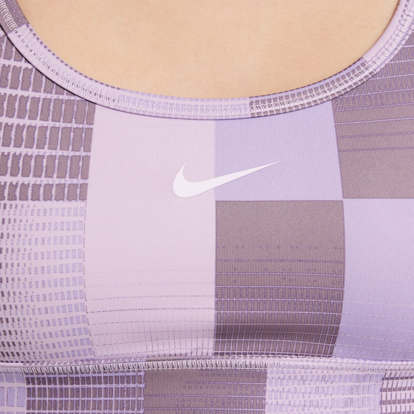 Детский двусторонний спортивный бра для девочек Nike Pro Dri-FIT, цвет: Белый — фото 4