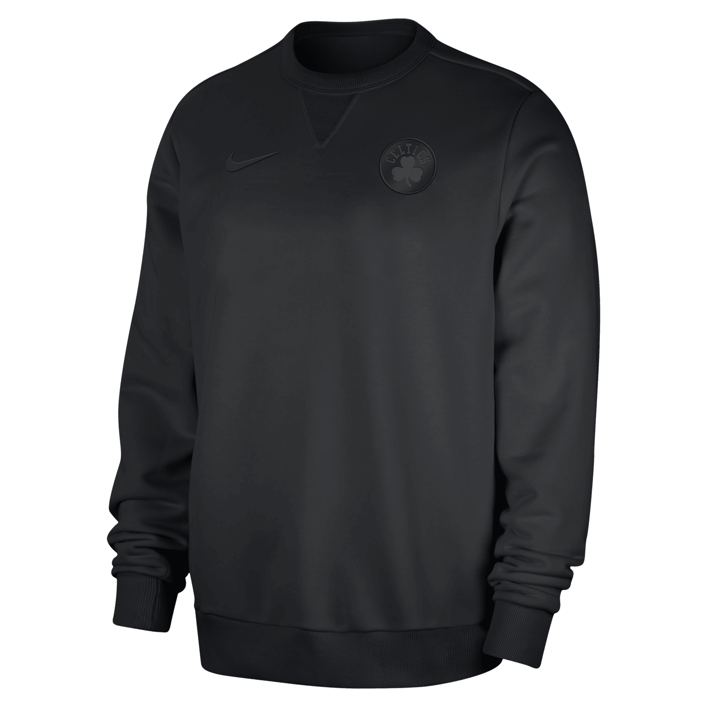 Мужской свитшот Nike Boston Celtics Standard Issue Dri-FIT NBA, цвет: Чёрный / Серый — фото 1