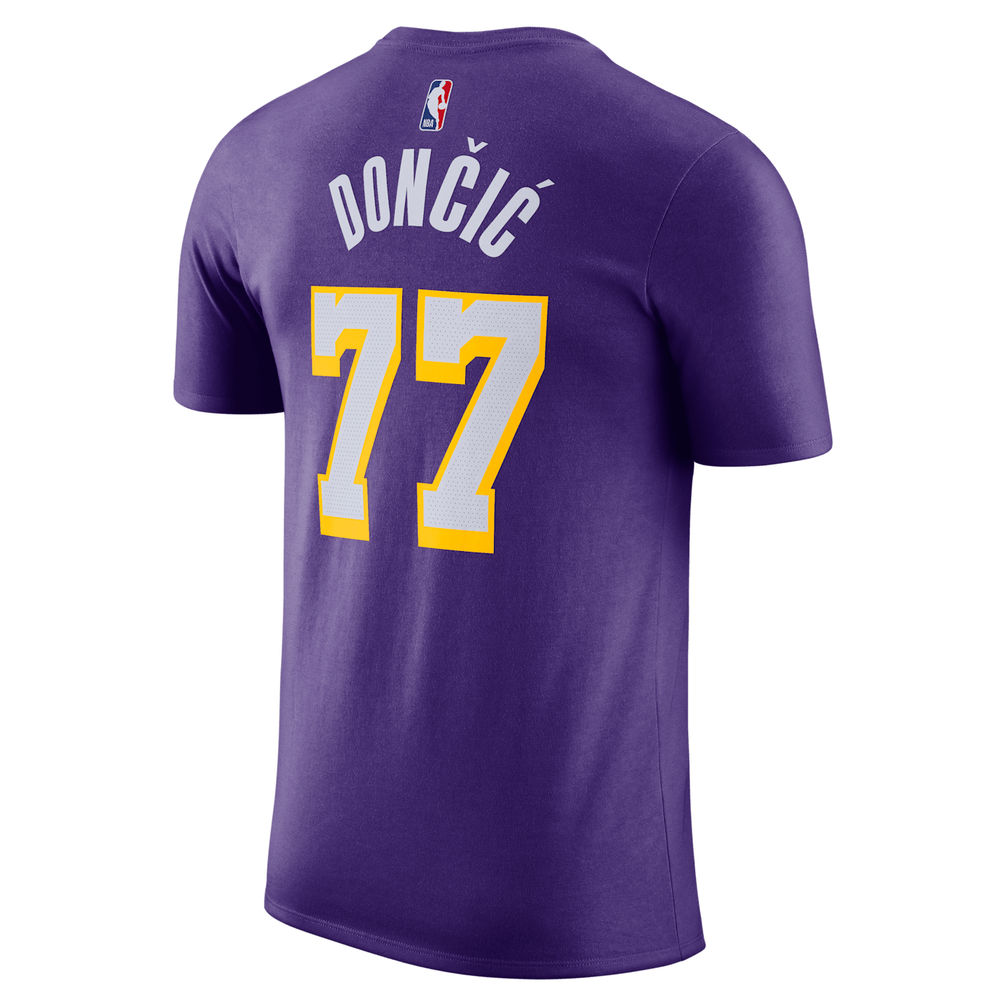 Мужская футболка Nike Los Angeles Lakers Essentials NBA Statement, цвет: Фиолетовый — фото 2