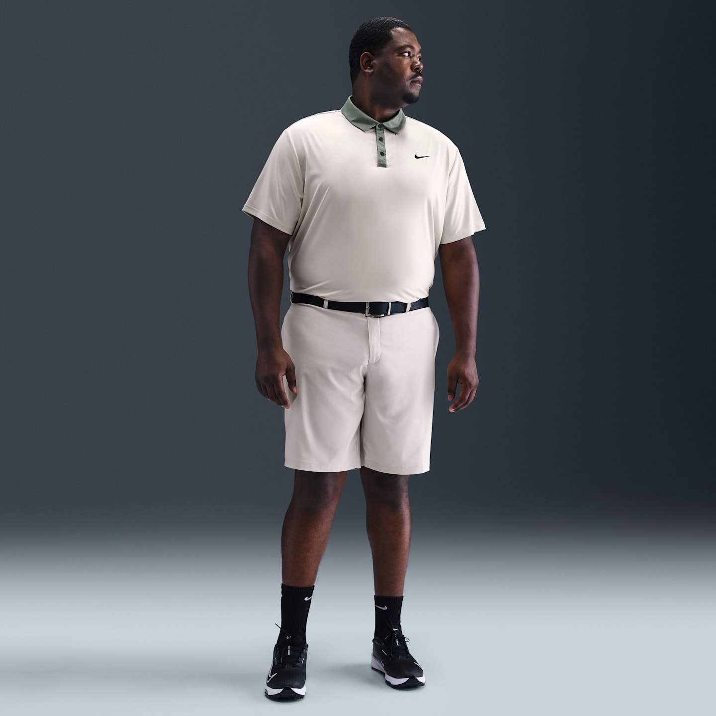 Мужское поло Nike Tour Dri-FIT Golf Polo, цвет: Коричневый / Глиняный зелёный — фото 9