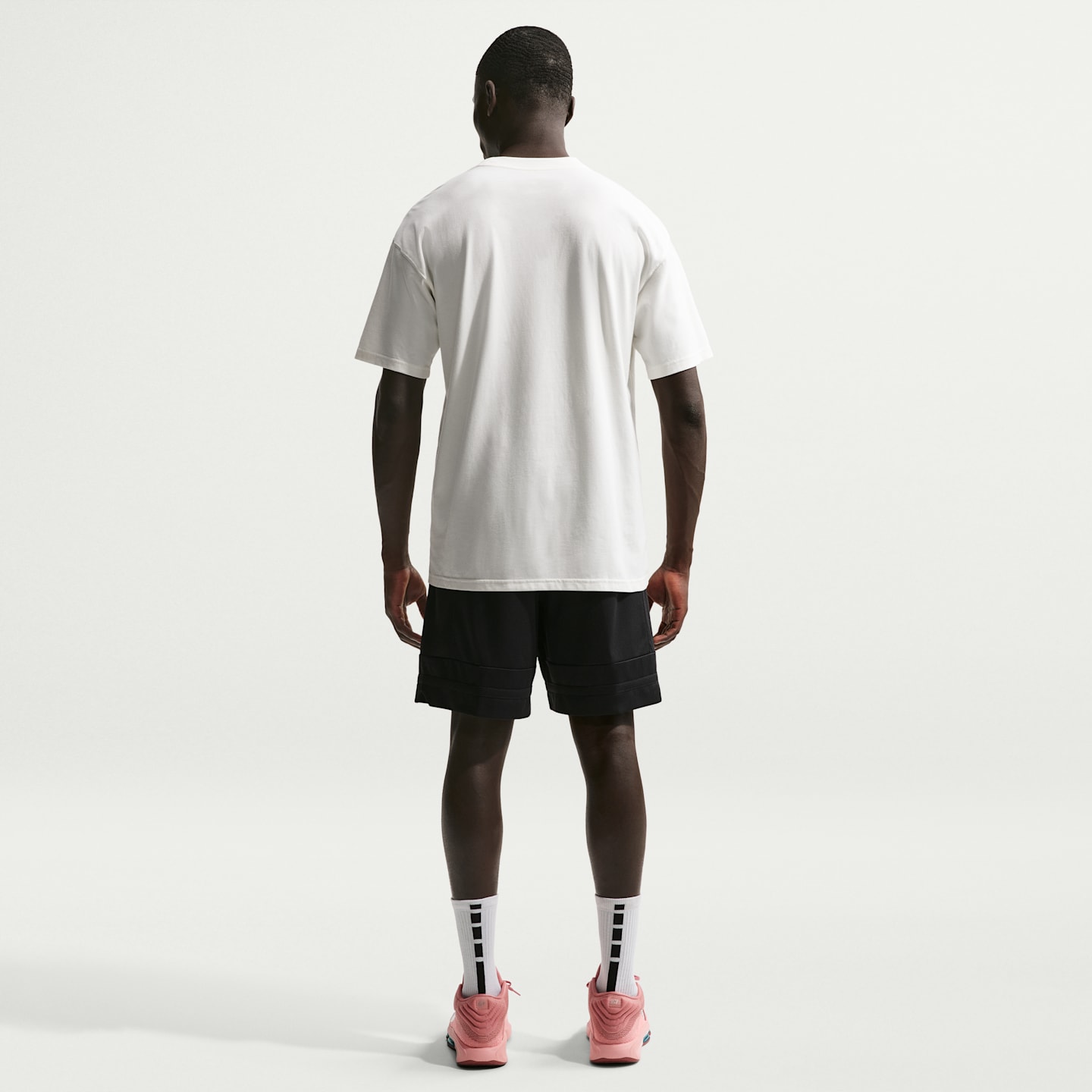 Мужские баскетбольные шорты Nike Dri-FIT, цвет: Чёрный / Белый, вариант 1 — фото 5