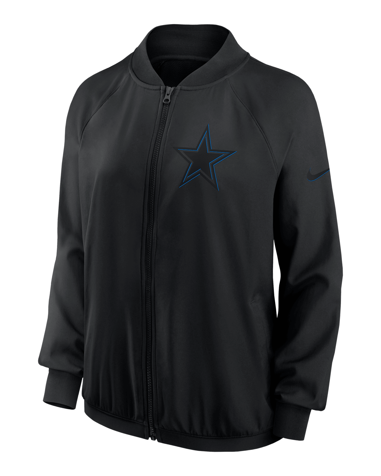 Женская куртка на молнии Nike Dallas Cowboys Dri-FIT NFL, цвет: Чёрный — фото 3
