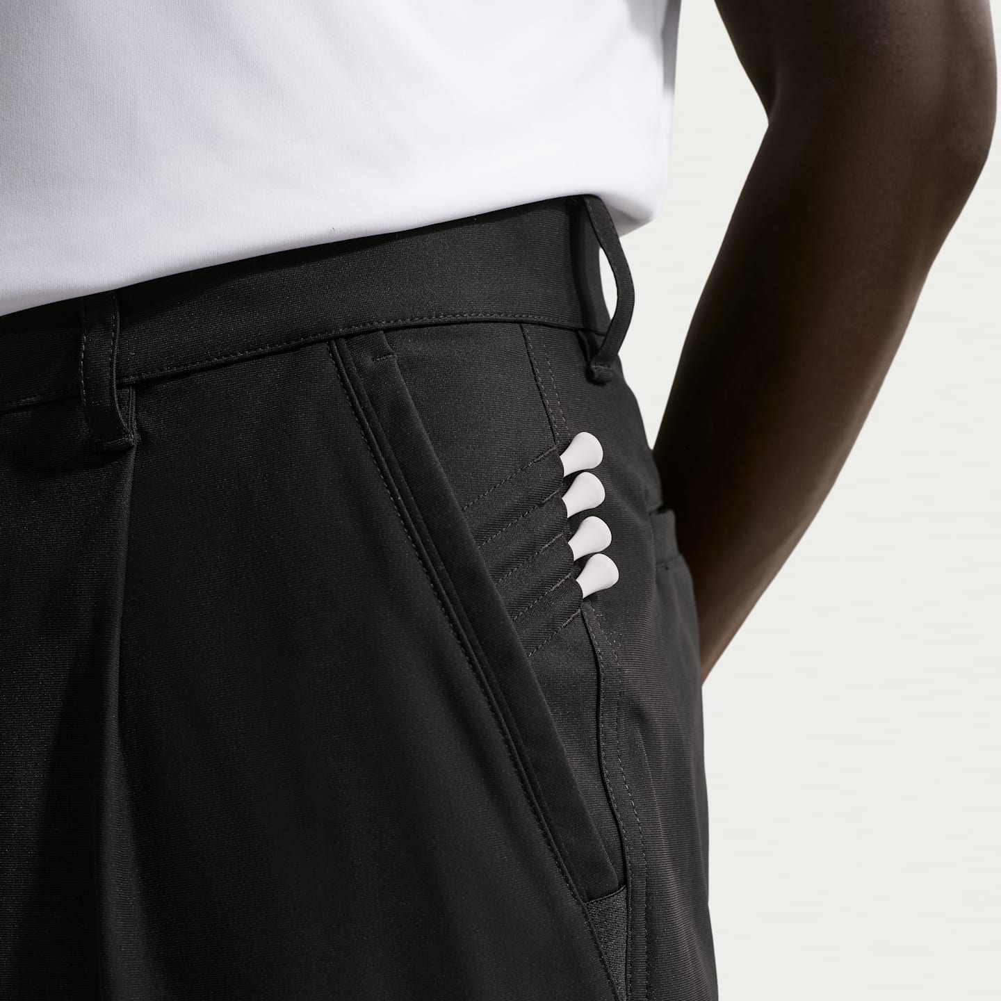 Мужские брюки для гольфа Nike Par Dri-FIT свободного кроя, цвет: Чёрный — фото 6