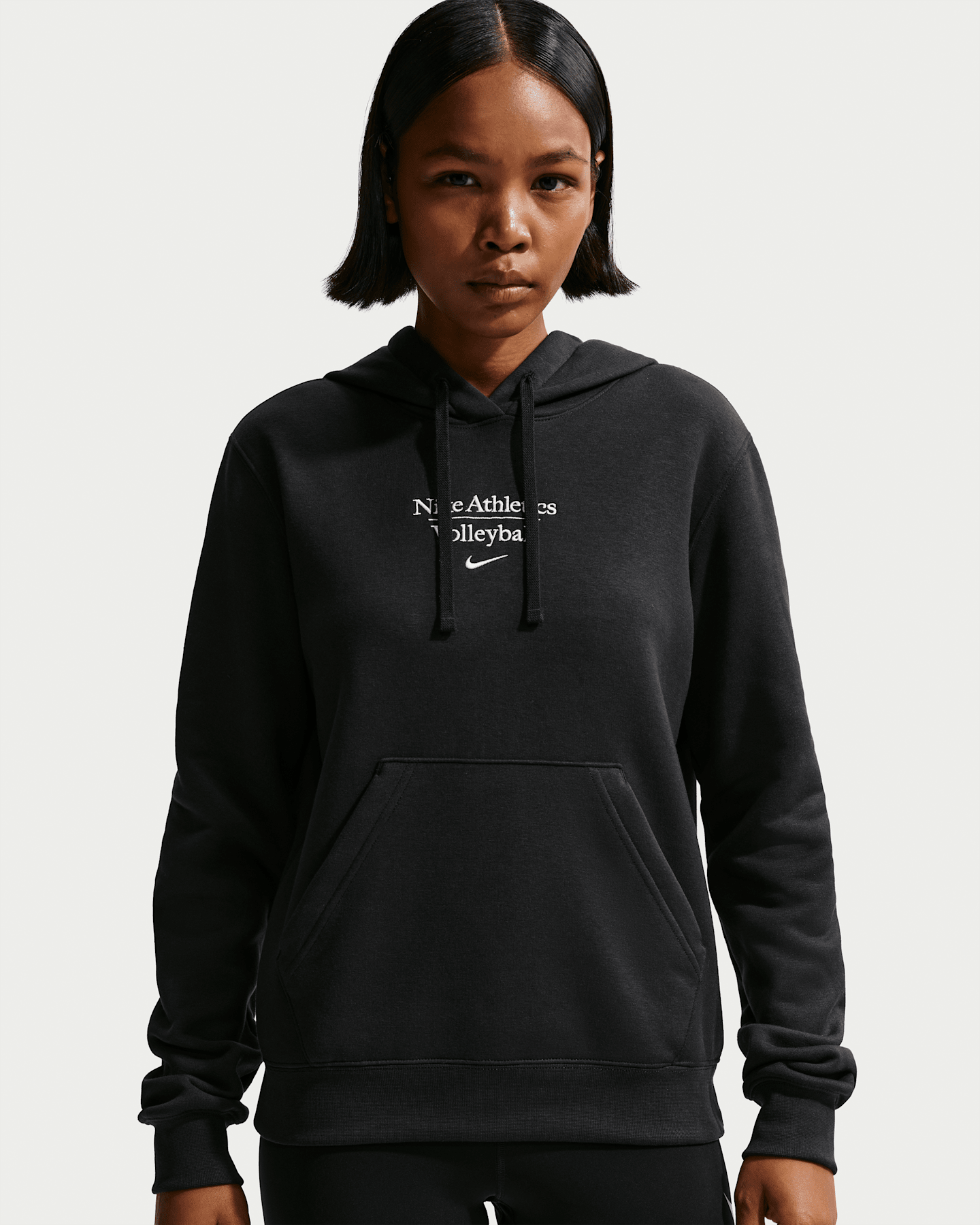 Женское волейбольное худи Nike, цвет: Чёрный — фото 6